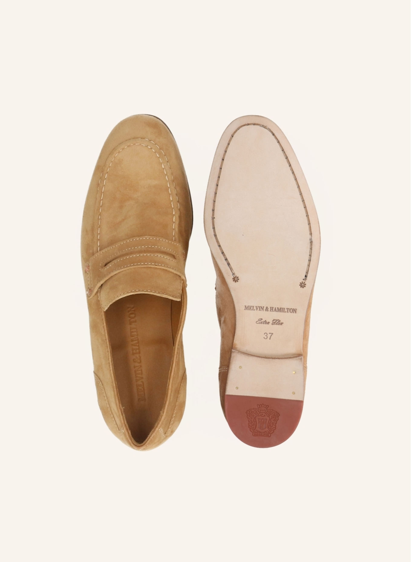 MELVIN & HAMILTON Loafers CAMERON 1: HELLBRAUN