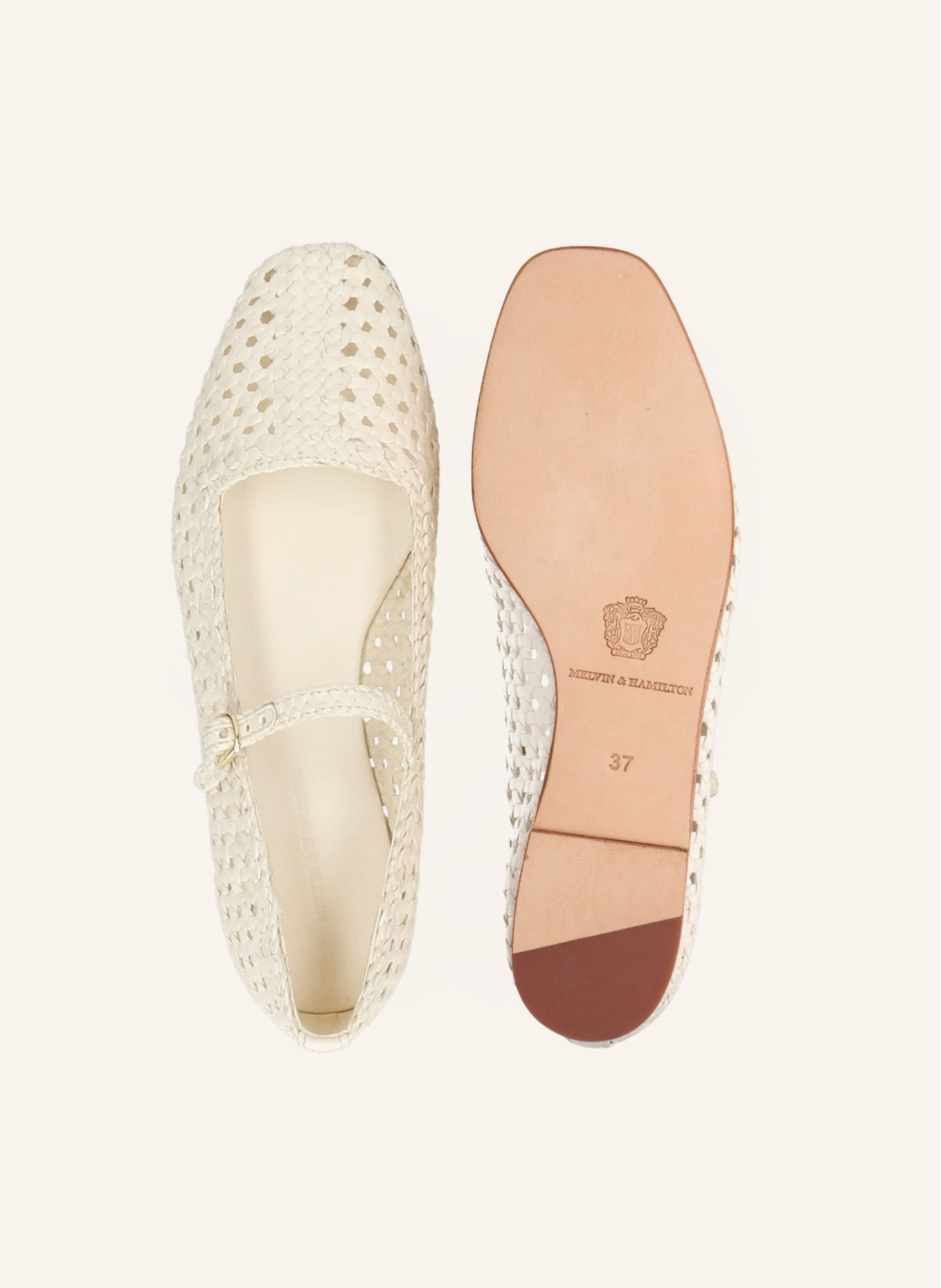 MELVIN & HAMILTON Ballerina BEXLEY 10: WEISS