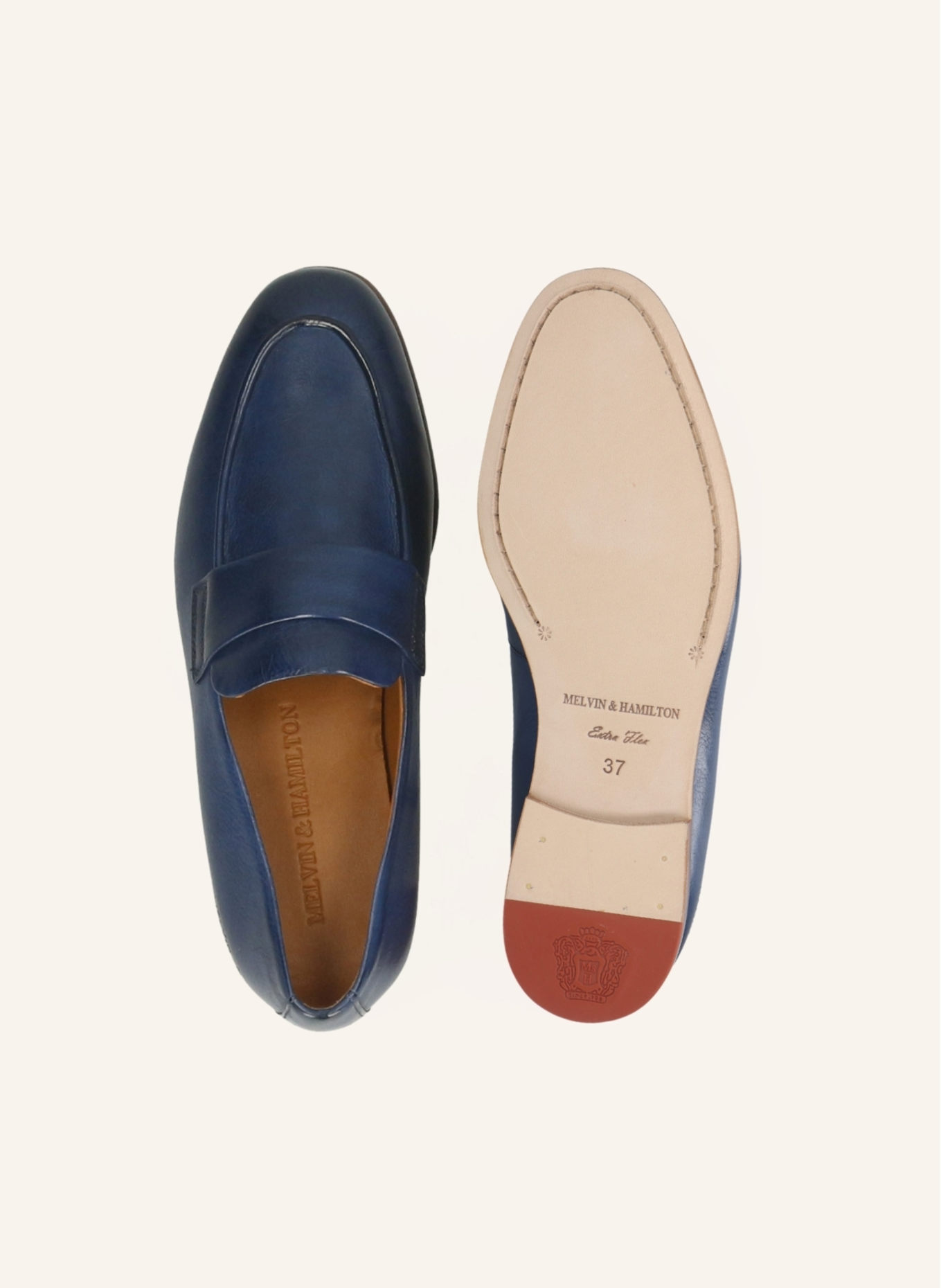 MELVIN & HAMILTON Loafers CAMERON 2: BLAU