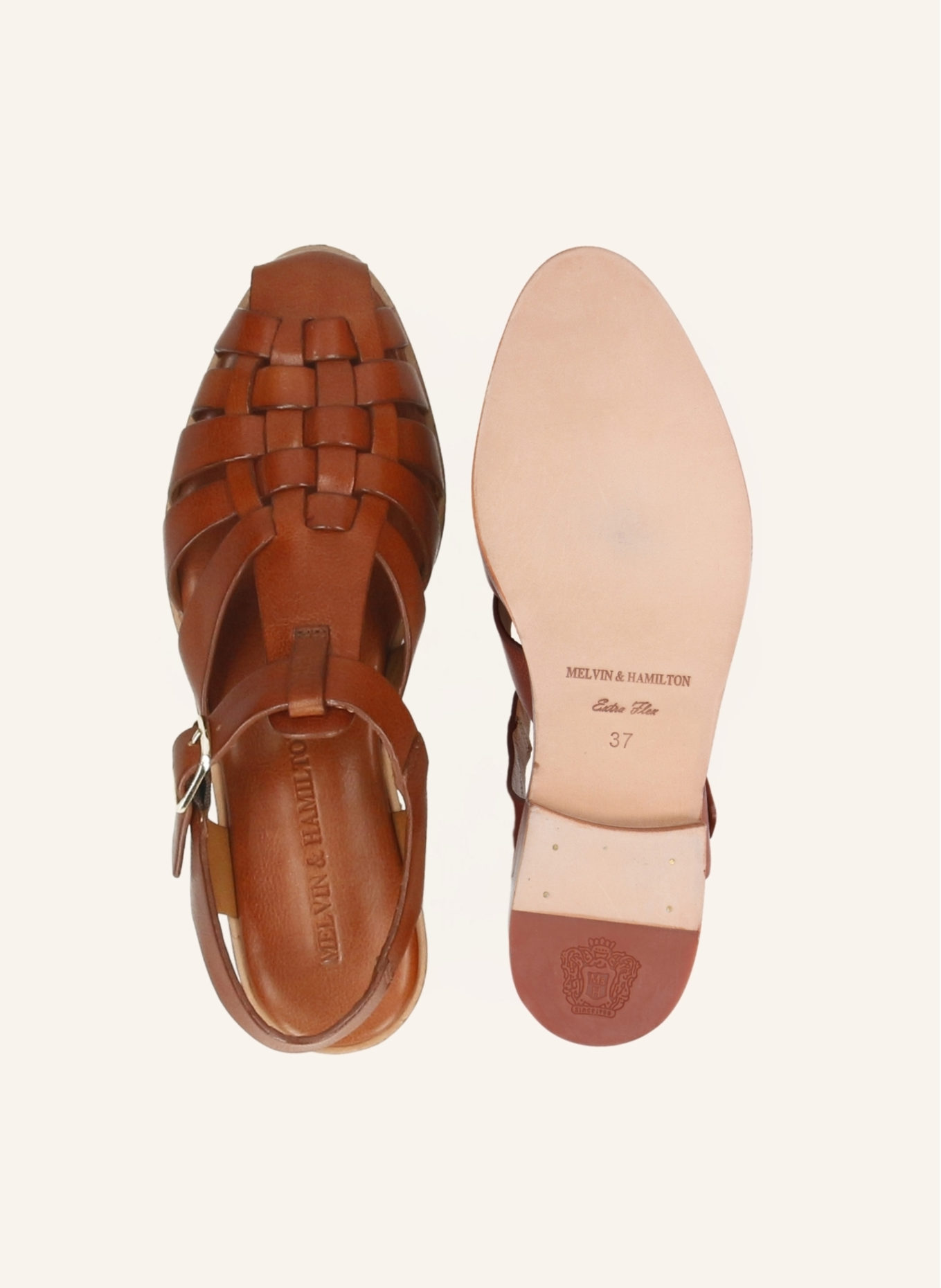 MELVIN & HAMILTON Sandalen MARGARET 2: BRAUN