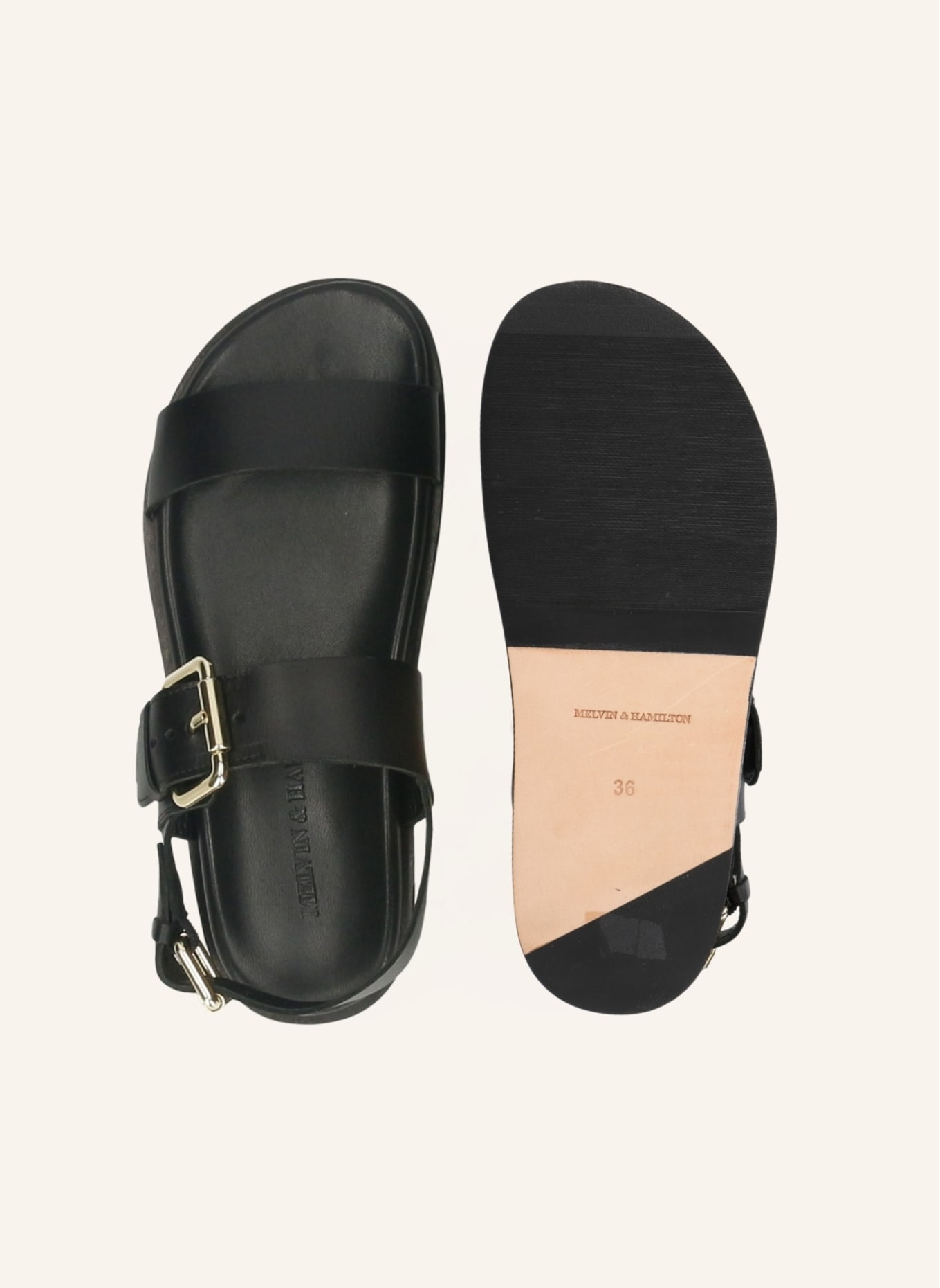 MELVIN & HAMILTON Sandalen PETRA 10: SCHWARZ