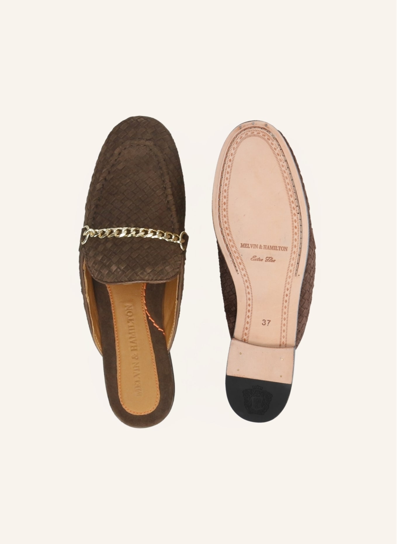 MELVIN & HAMILTON Pantoletten SCARLETT 77: BRAUN