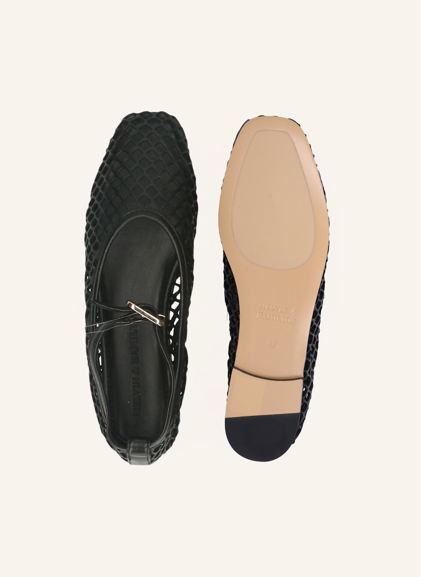 MELVIN & HAMILTON Ballerina EVITA 1: SCHWARZ