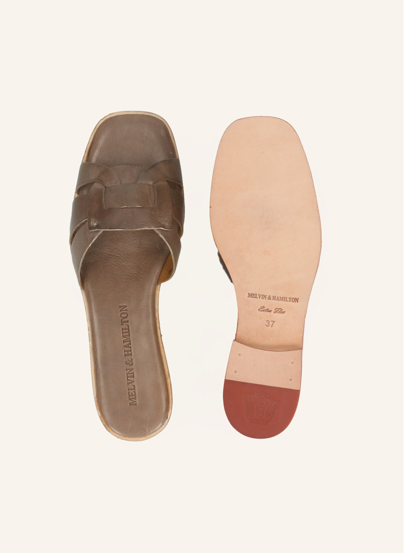 MELVIN & HAMILTON Pantoletten EVERLY 16: BRAUN