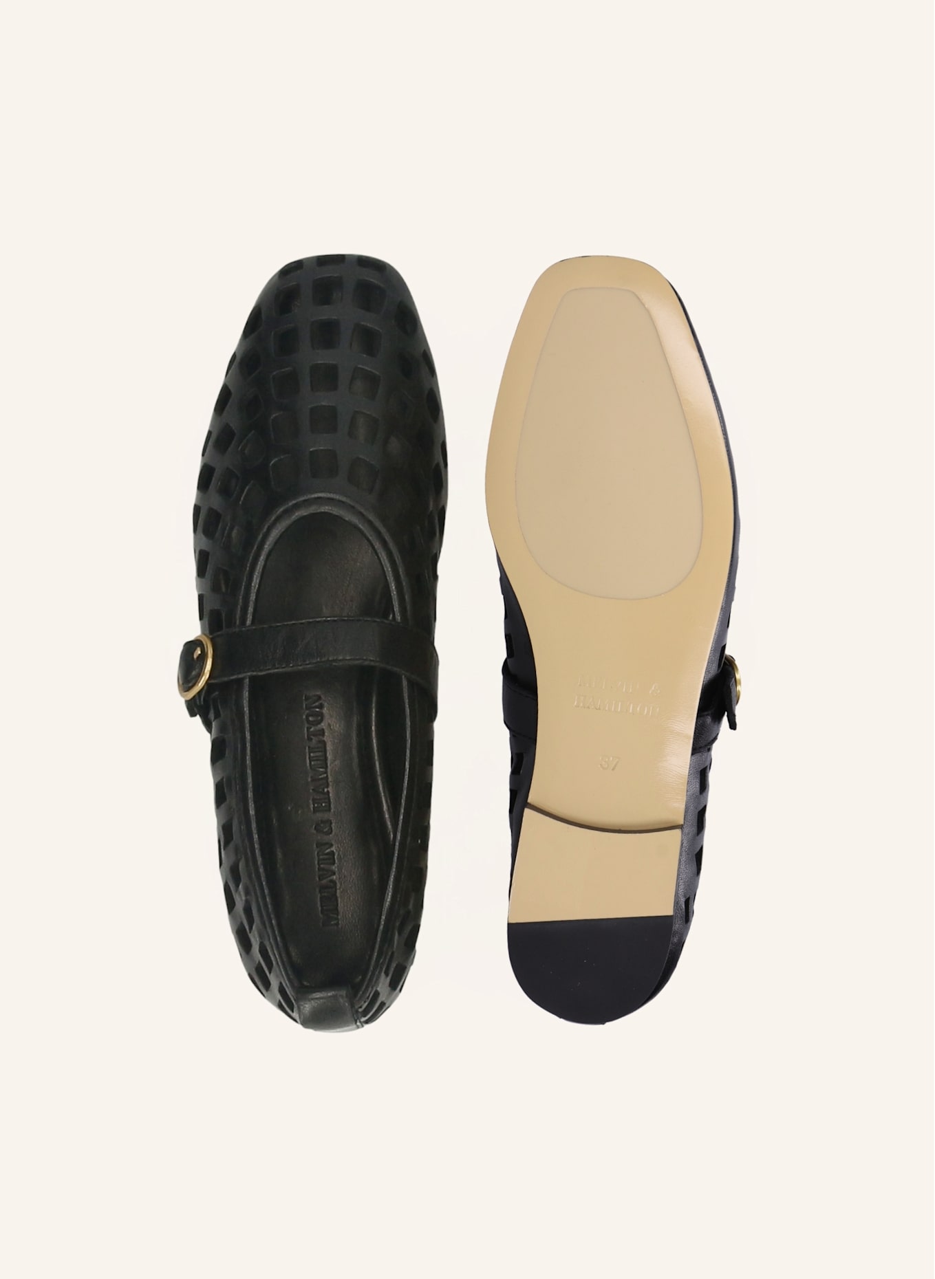 MELVIN & HAMILTON Ballerina EVITA 2: SCHWARZ