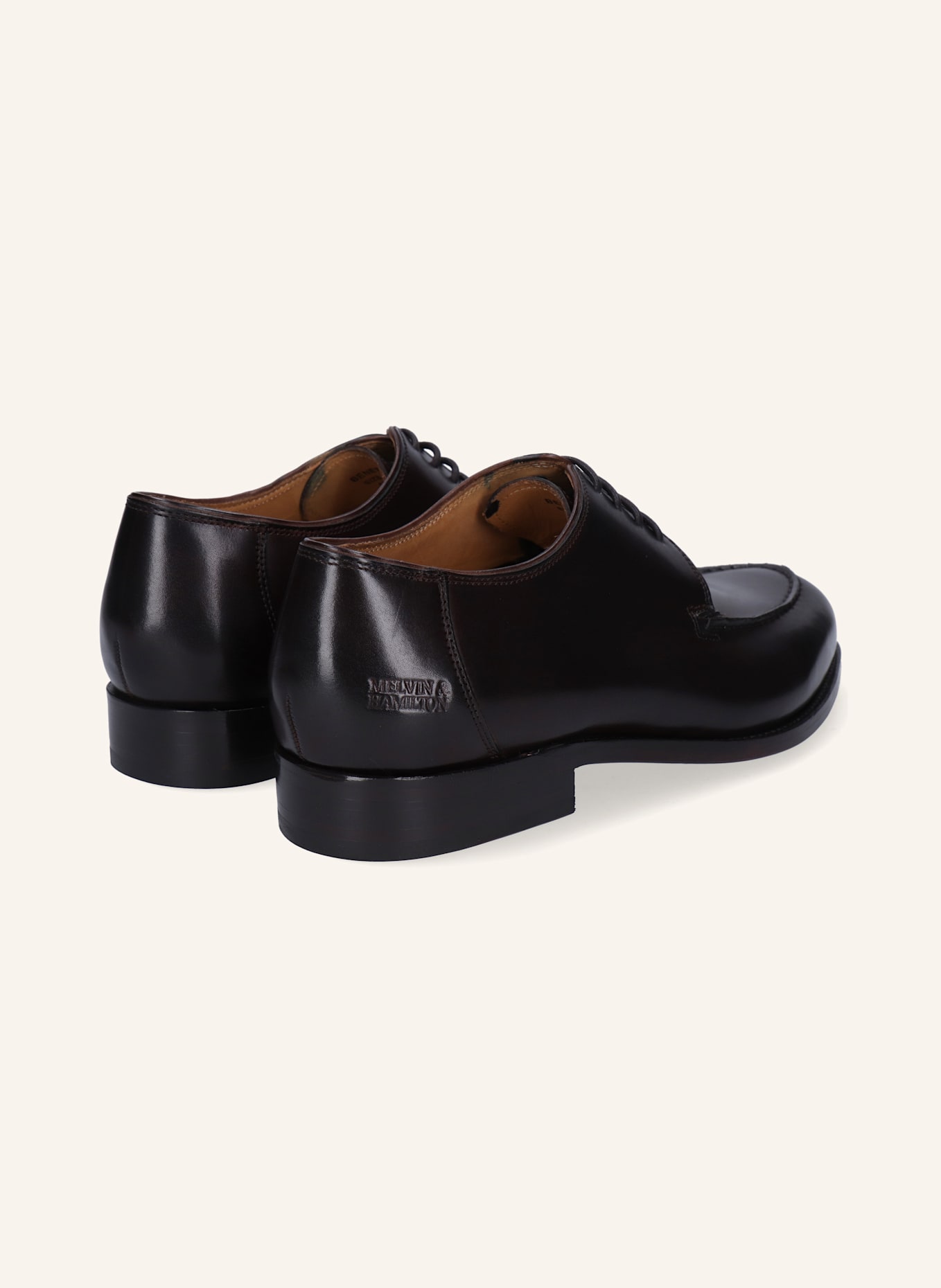 MELVIN & HAMILTON Derby-Schnürer BENET 7: SCHWARZ