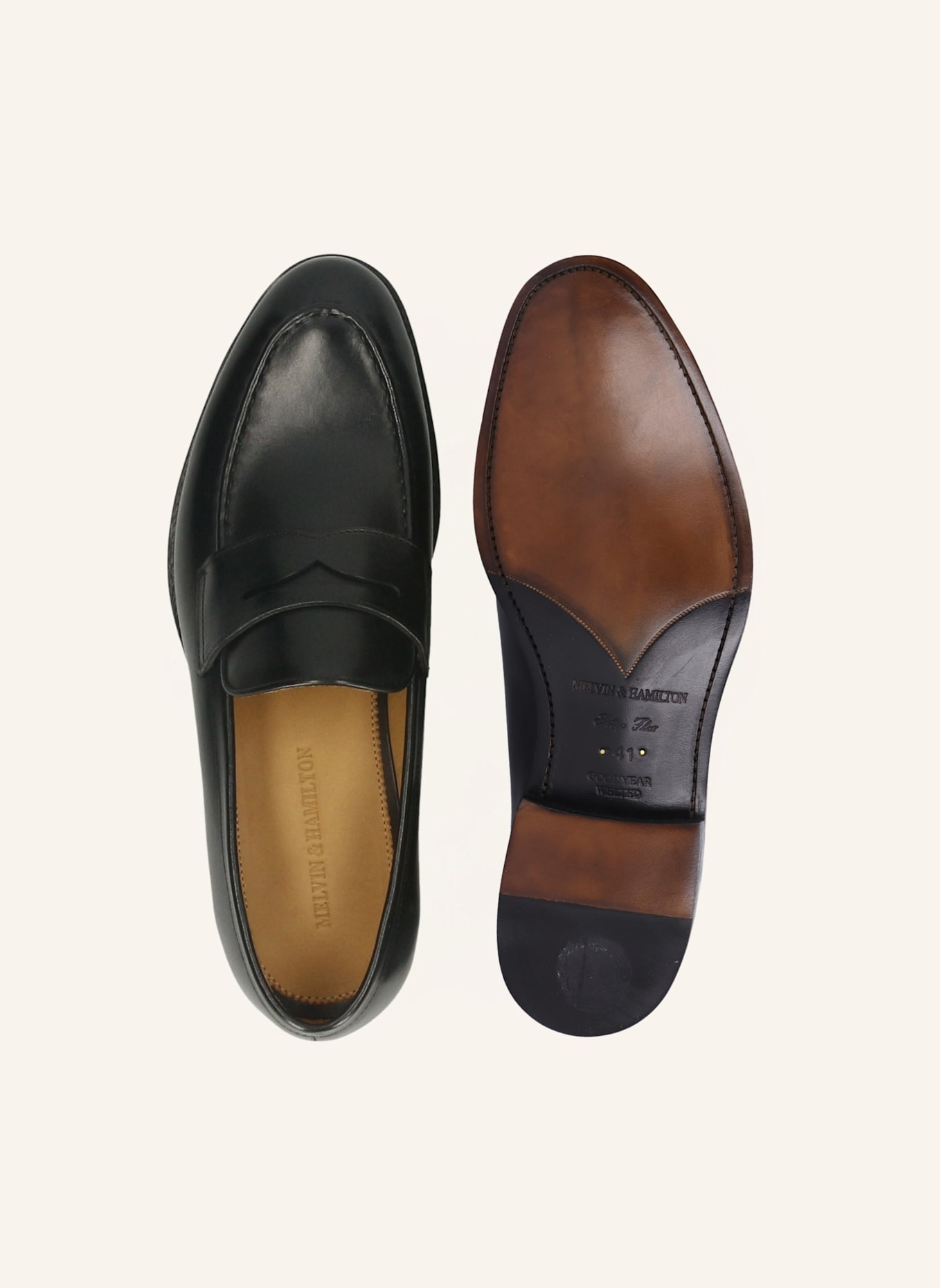 MELVIN & HAMILTON Loafers BENET 8: SCHWARZ