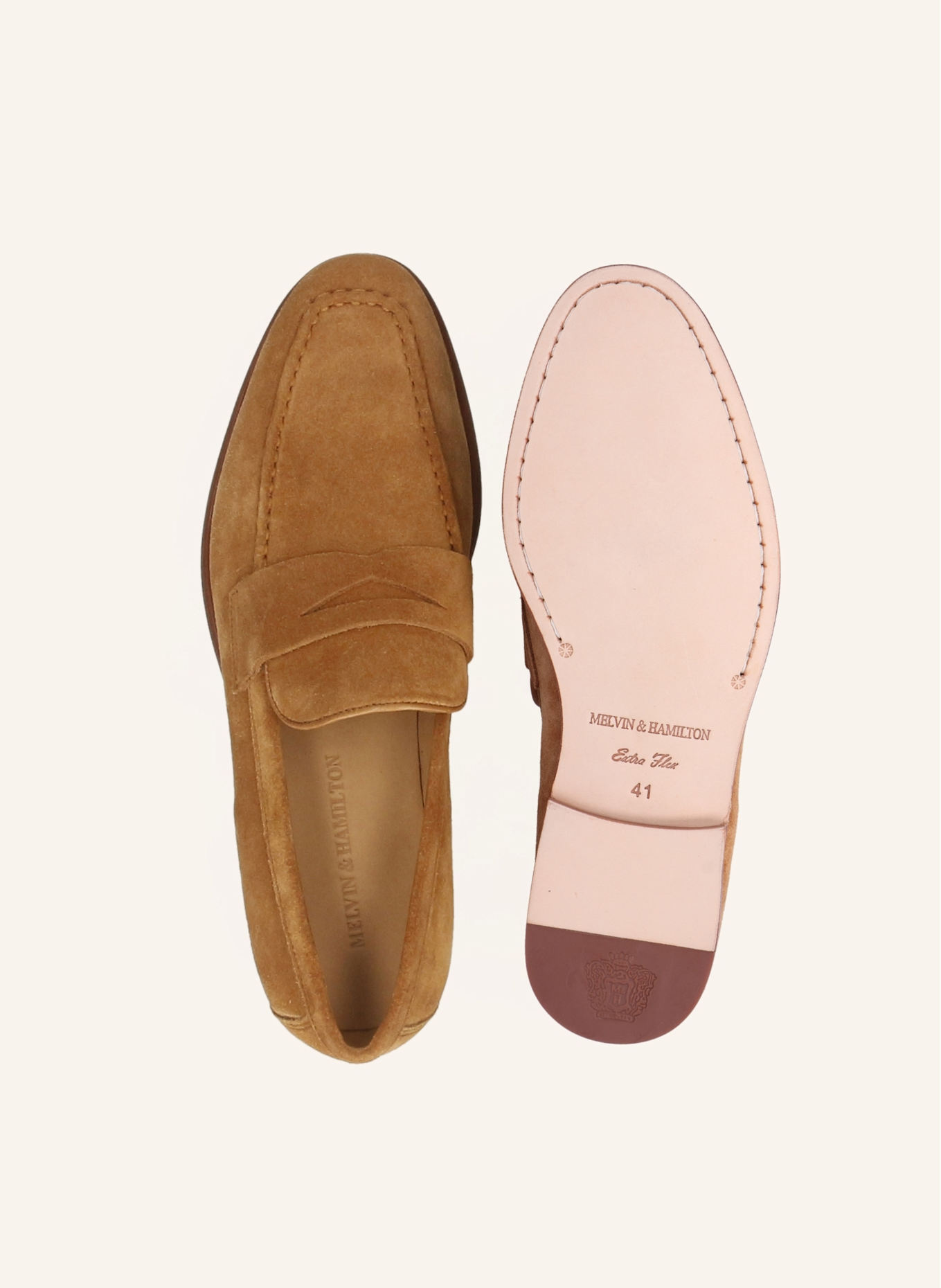 MELVIN & HAMILTON Loafers CORENTIN 3: HELLBRAUN