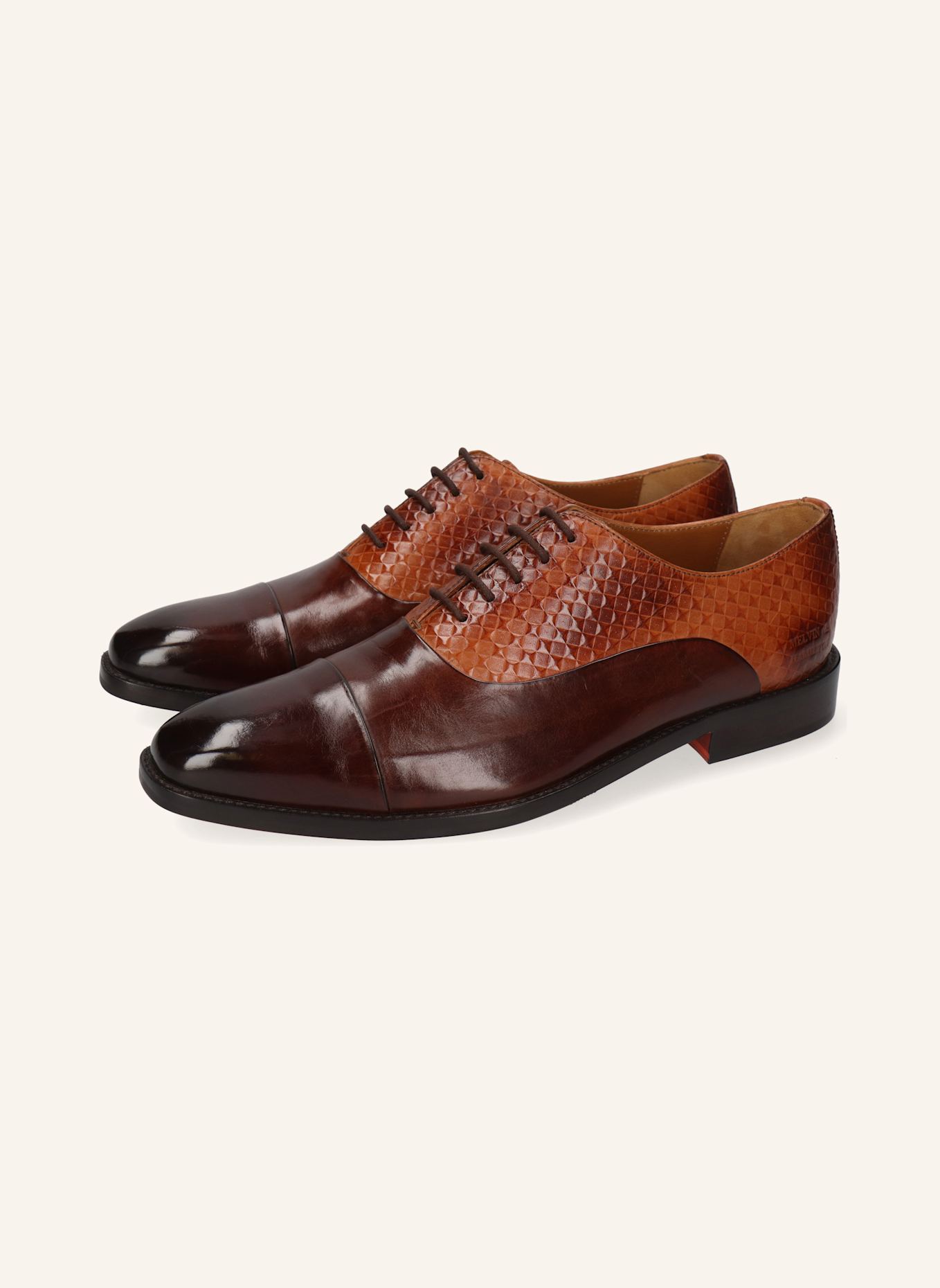 MELVIN & HAMILTON Oxford-Schuh LAWRENCE 3: BRAUN
