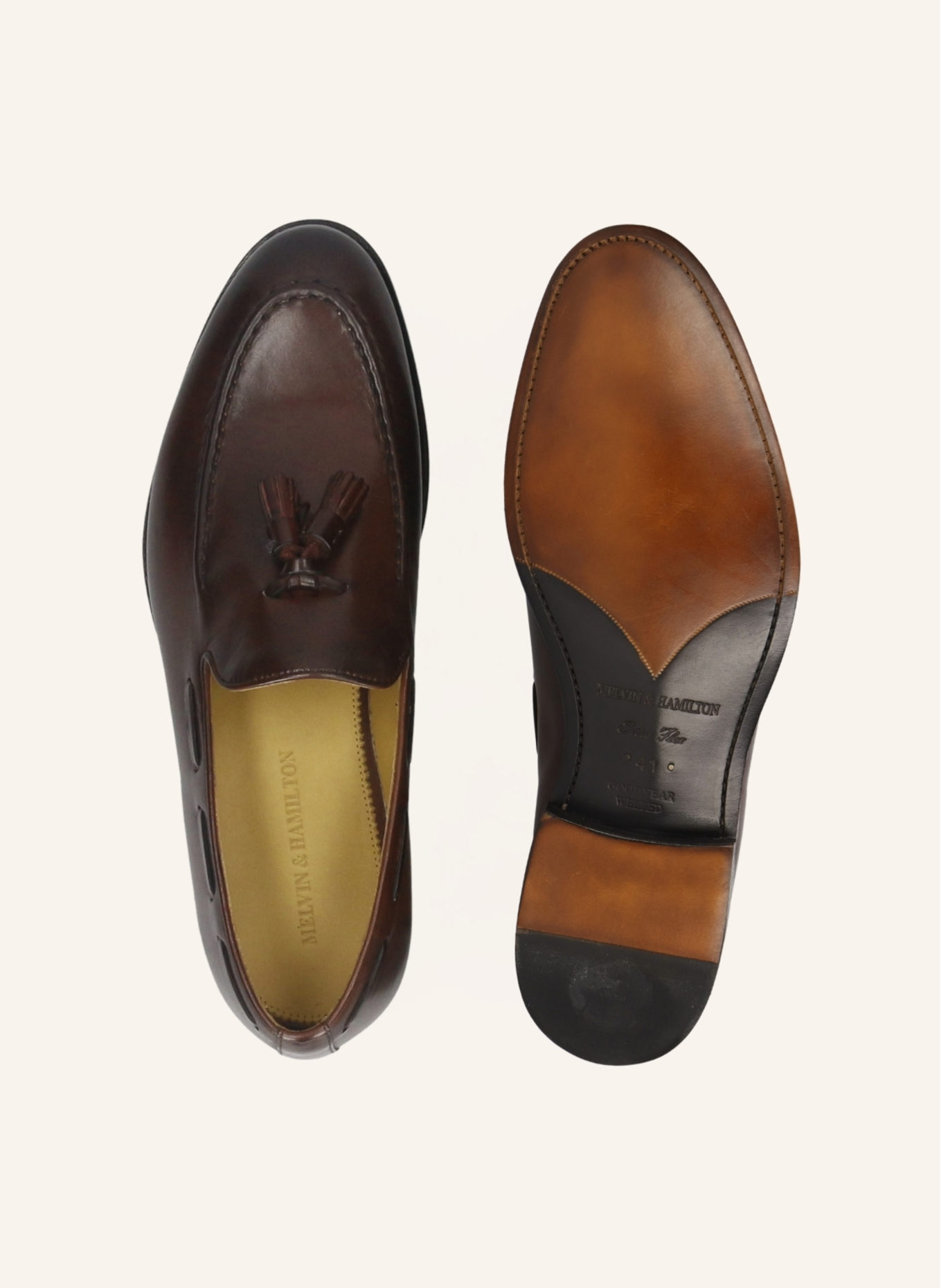 MELVIN & HAMILTON Loafers BENET 6: BRAUN