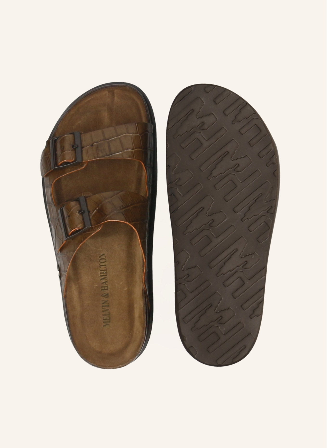 MELVIN & HAMILTON Pantoletten MAXEL 1: BRAUN