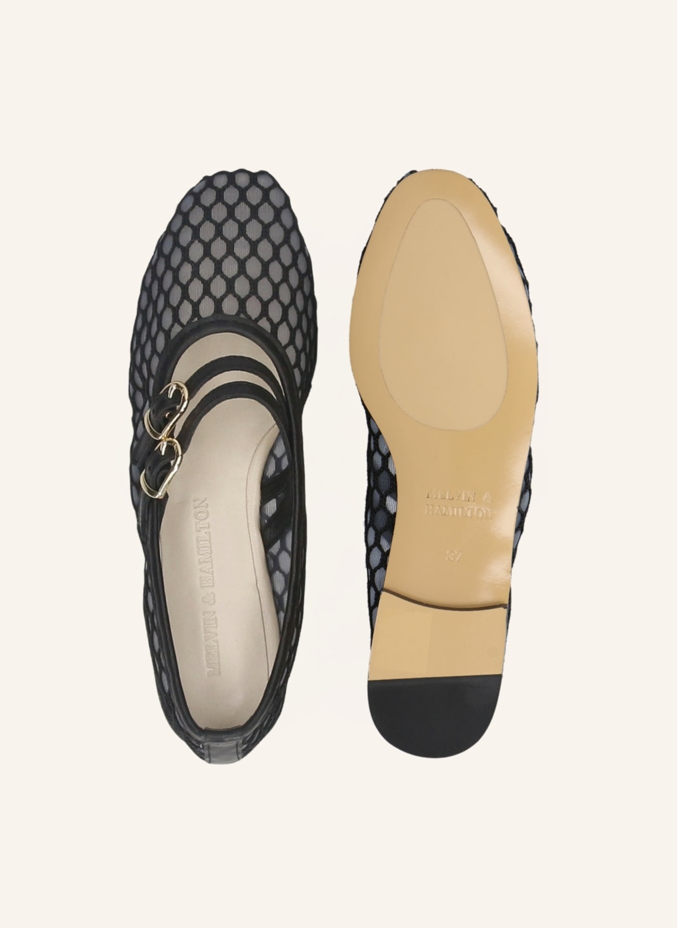 MELVIN & HAMILTON Ballerina ARIELLE 2: SCHWARZ