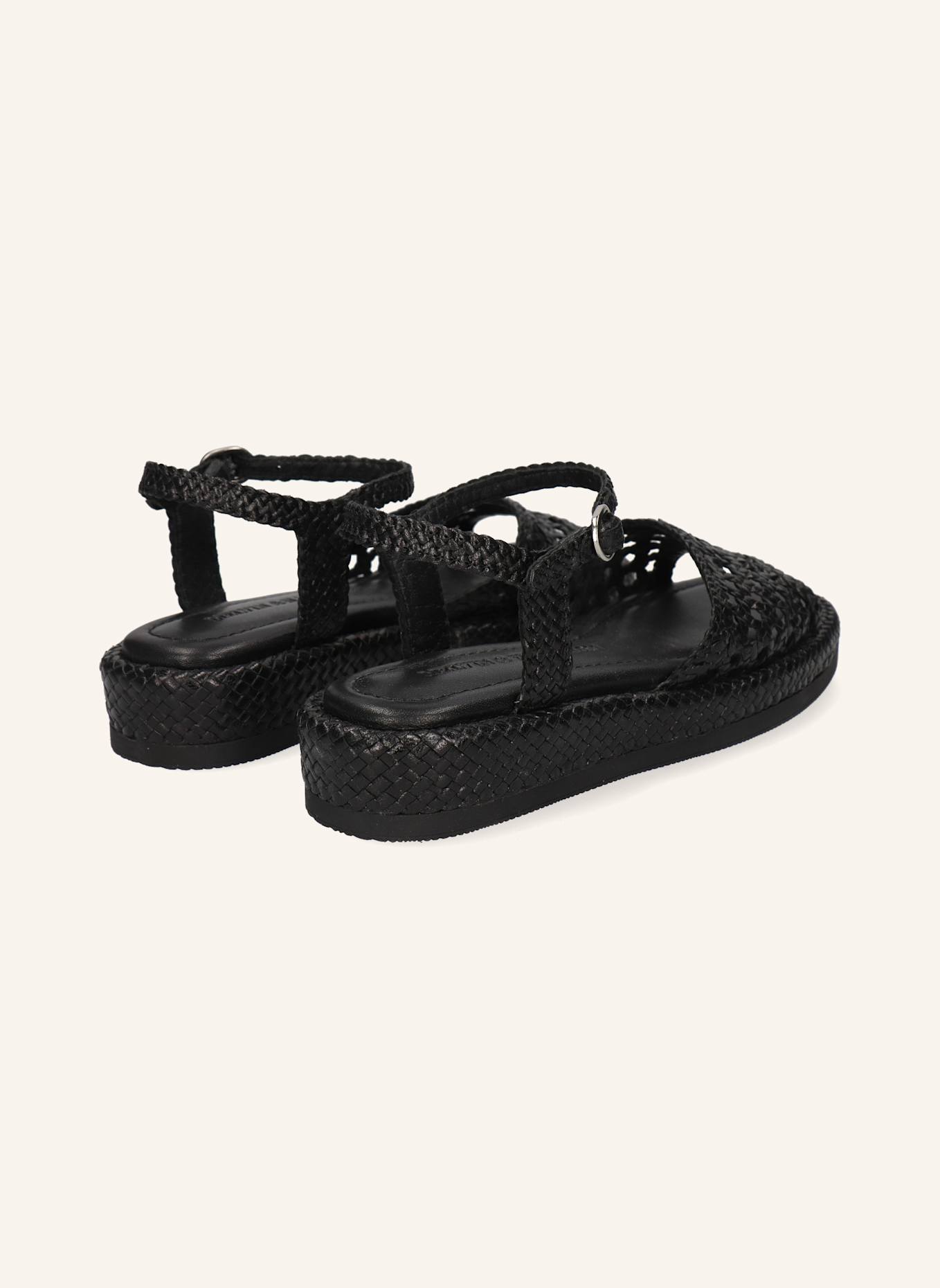 MELVIN & HAMILTON Platform-Sandalen VIM 3: SCHWARZ