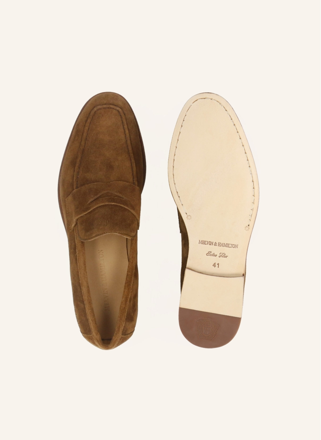 MELVIN & HAMILTON Loafers CORENTIN 3: BRAUN