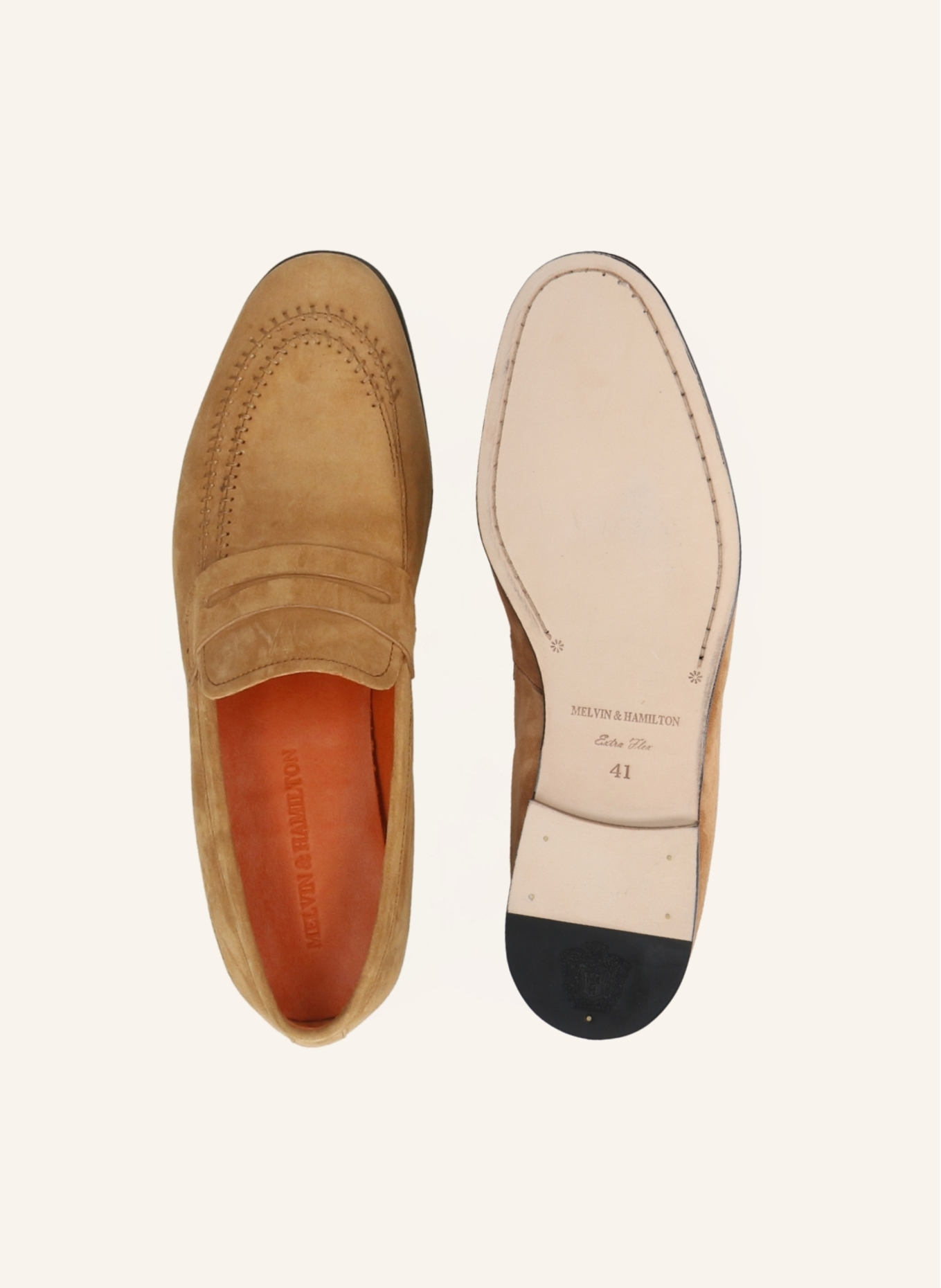 MELVIN & HAMILTON Loafers THOMAS 3: HELLBRAUN