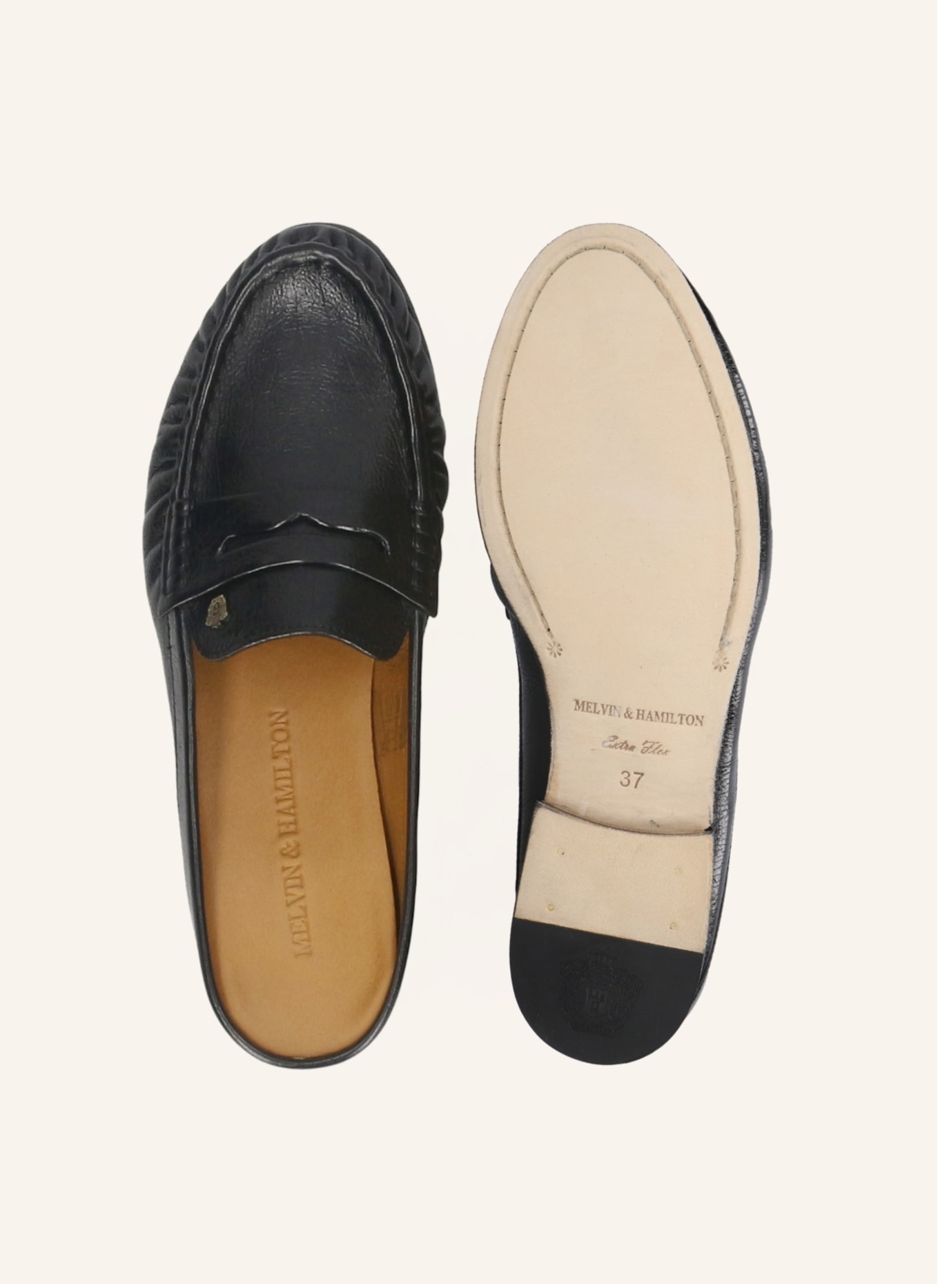 MELVIN & HAMILTON Pantoletten KAMILLA 12: SCHWARZ