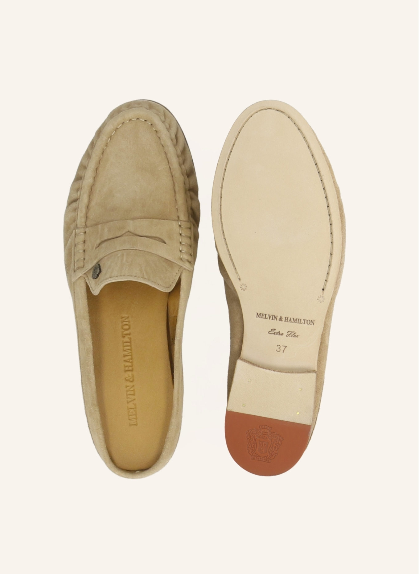MELVIN & HAMILTON Pantoletten KAMILLA 12: BEIGE