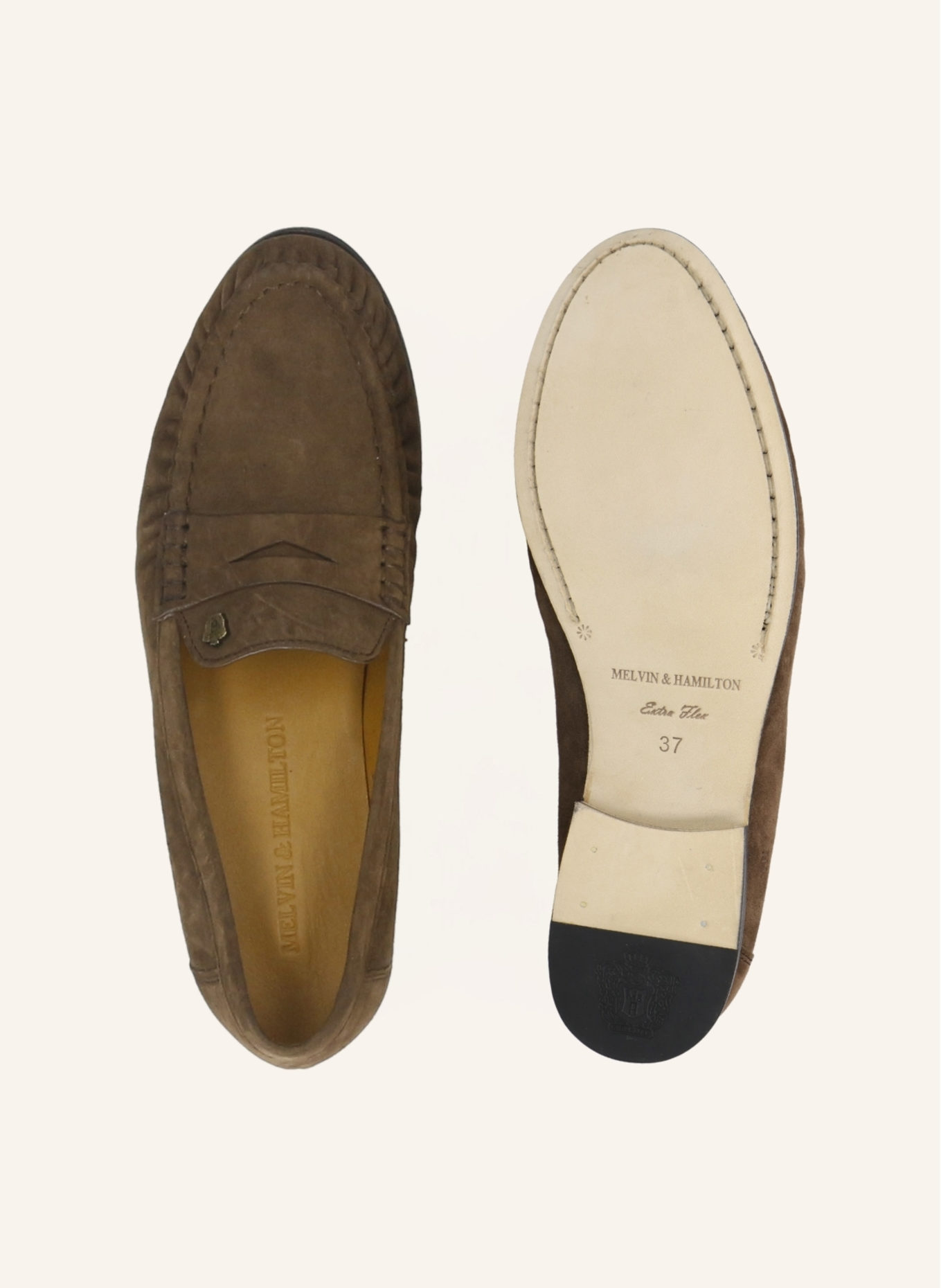 MELVIN & HAMILTON Loafers KAMILLA 1: BRAUN