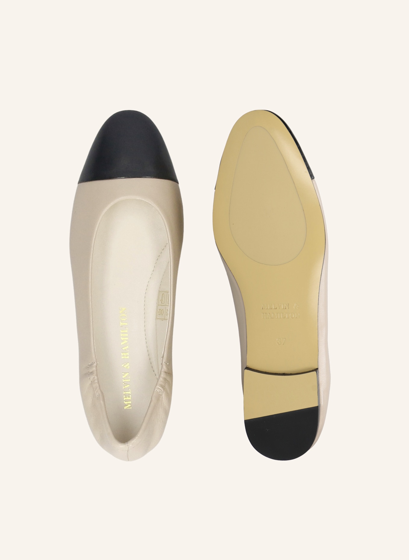 MELVIN & HAMILTON Ballerina LETTIE 1: BEIGE