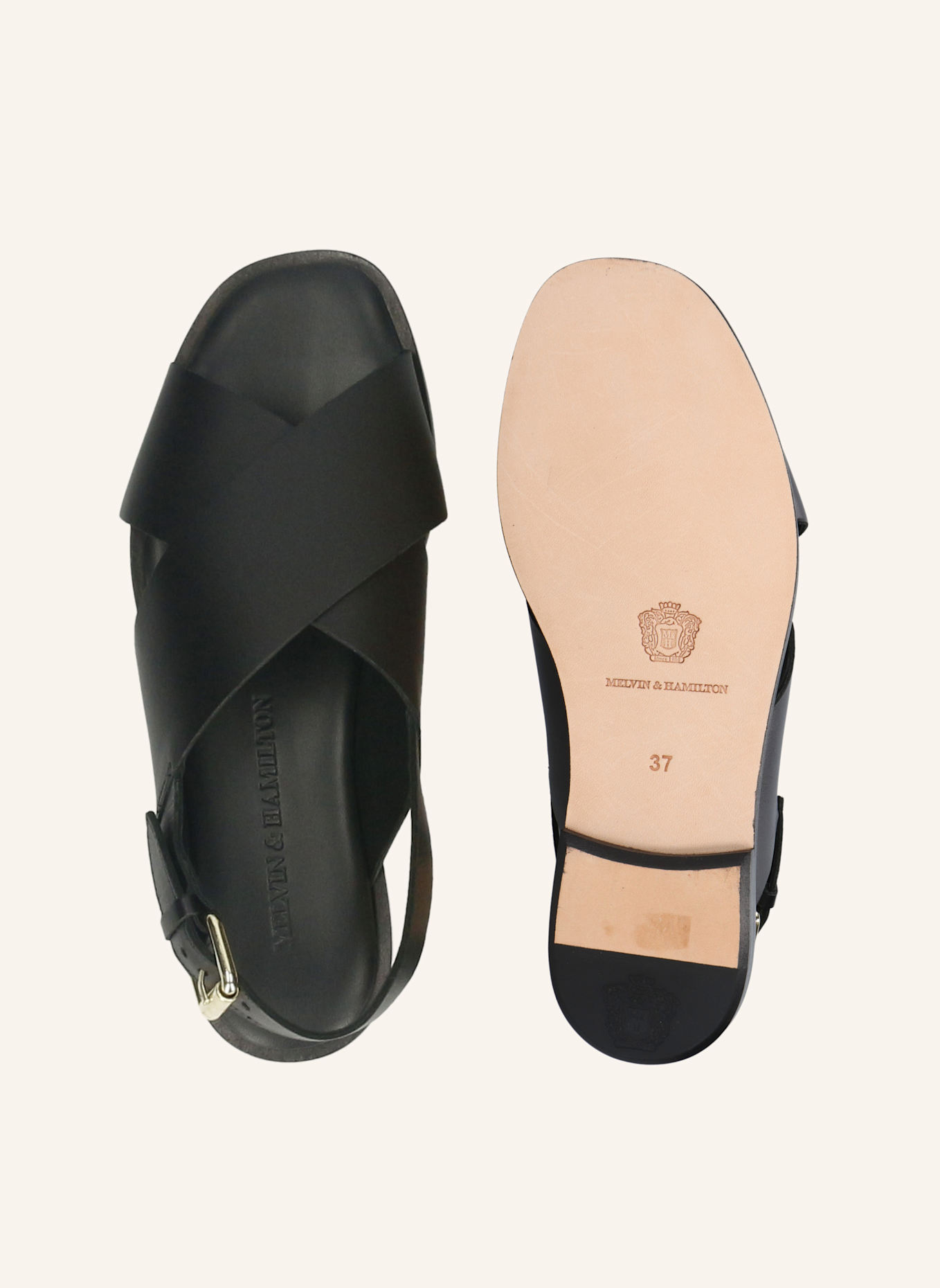 MELVIN & HAMILTON Sandalen ELODIE 81: ZWART