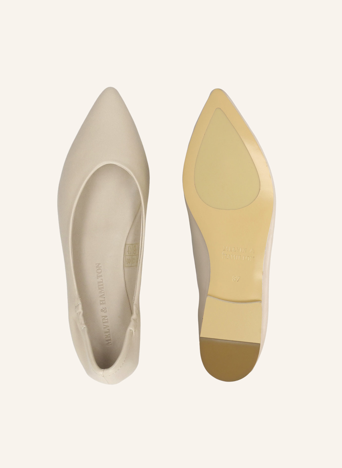 MELVIN & HAMILTON Ballerina ALORA 1: BEIGE