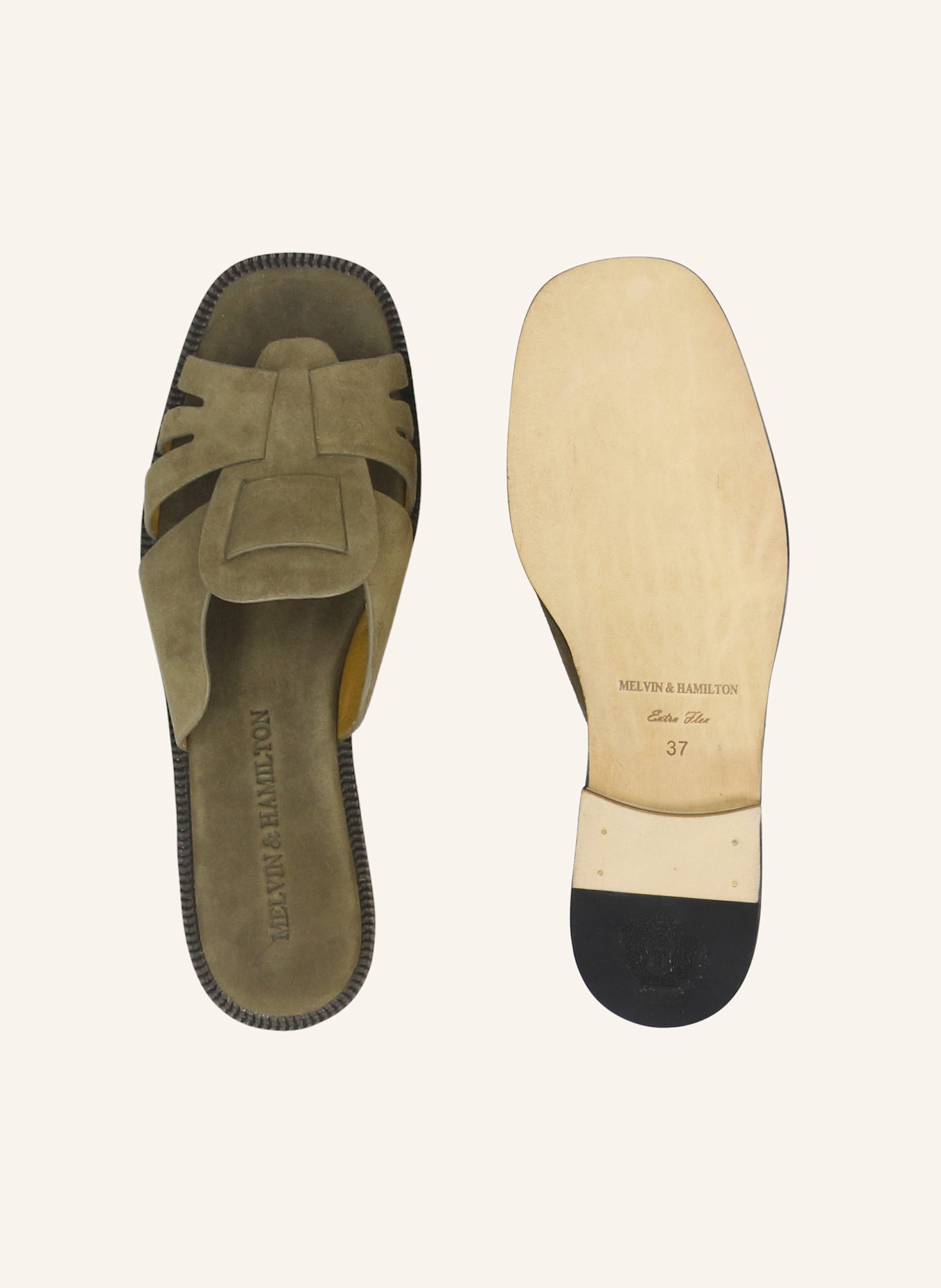 MELVIN & HAMILTON Slippers EVERLY 4: GROEN