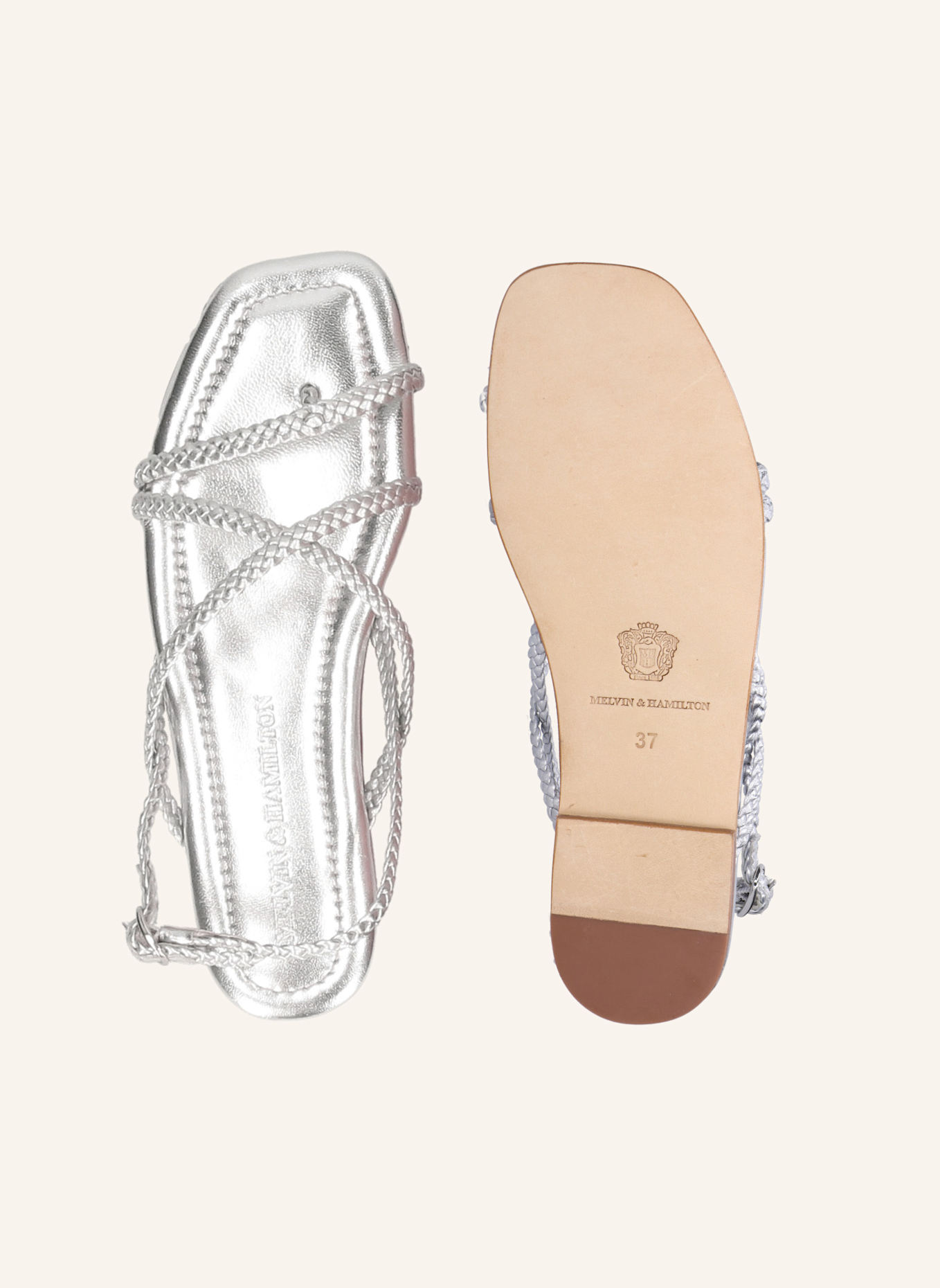 MELVIN & HAMILTON Sandalen KINSLEY 1: ZILVER