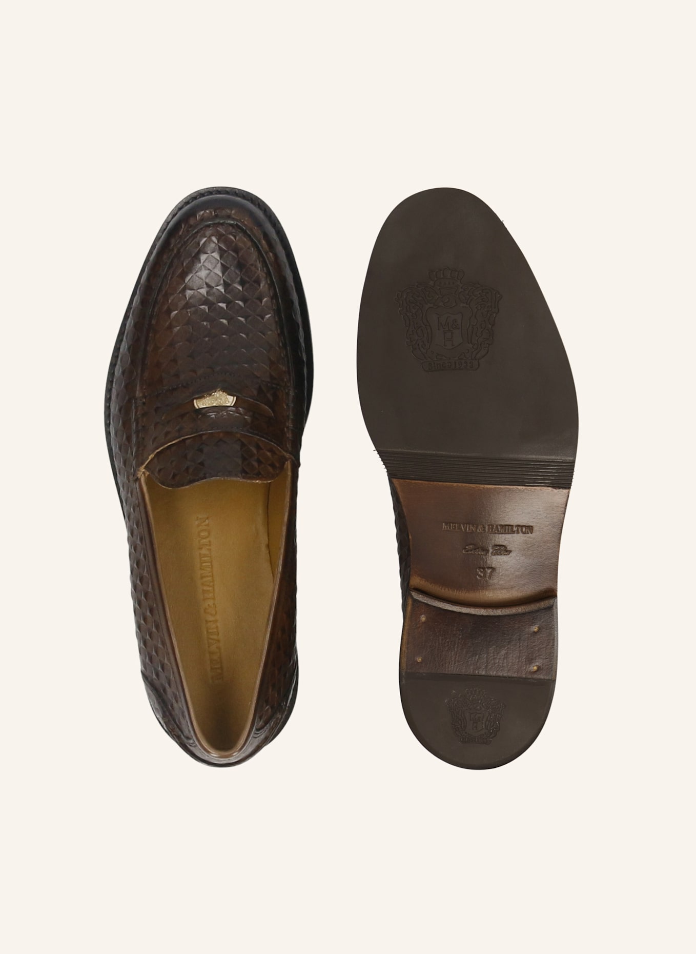 MELVIN & HAMILTON Loafers GIANNA 3: BRAUN
