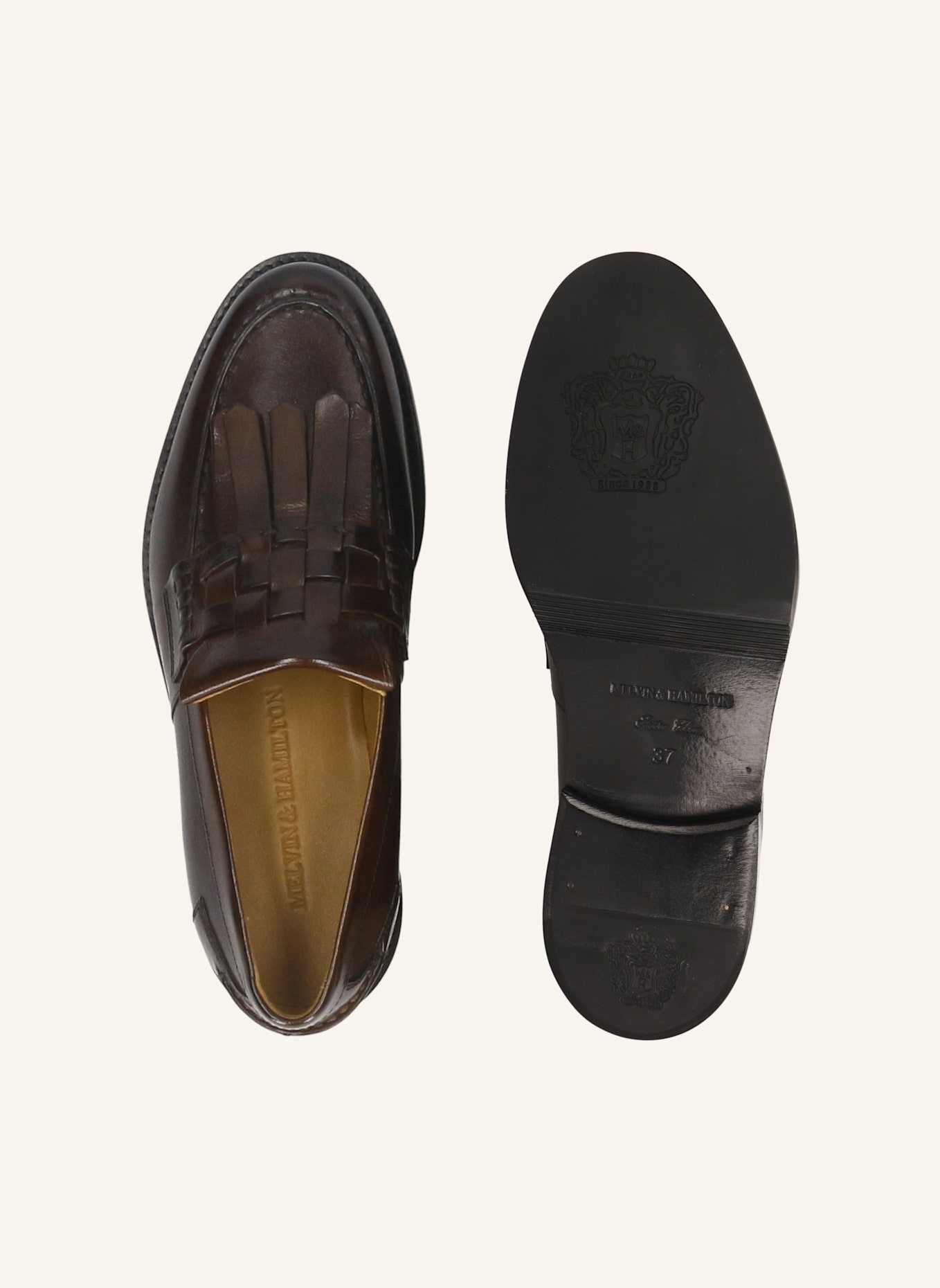 MELVIN & HAMILTON Loafers GIANNA 30: BRAUN