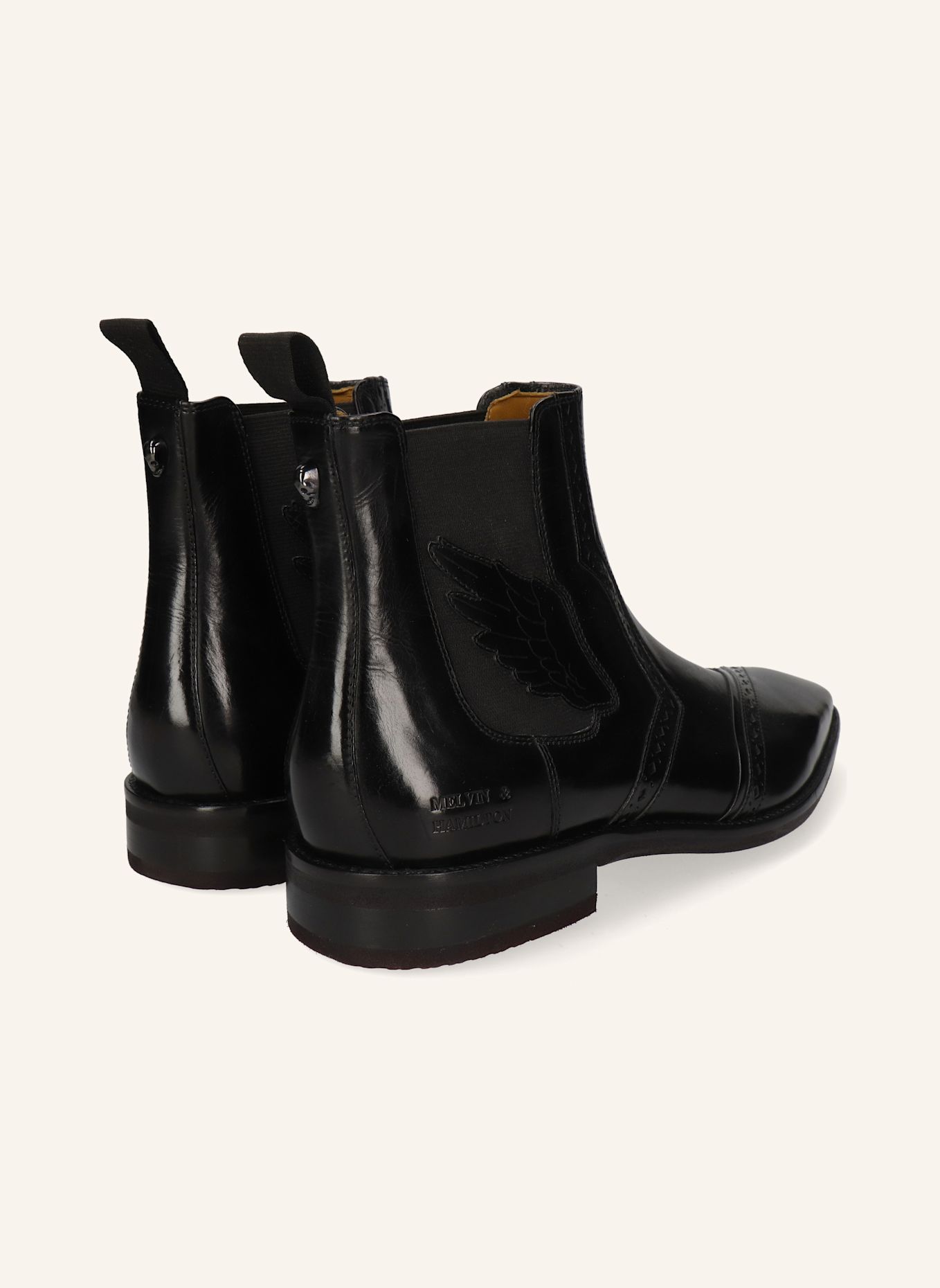 MELVIN & HAMILTON Chelsea boots ELVIS 102: BLACK