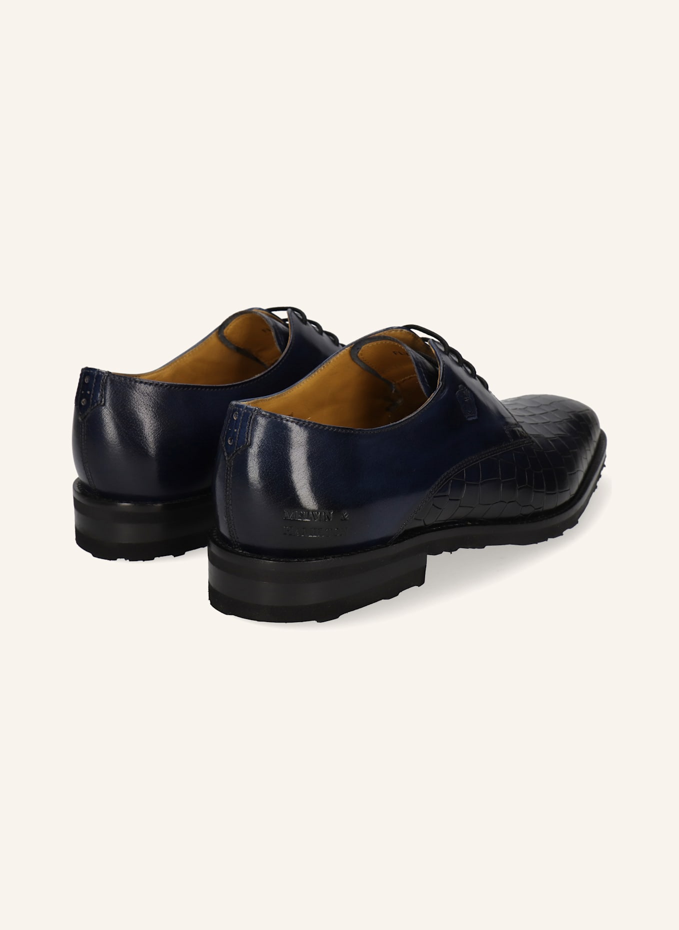 MELVIN & HAMILTON Derby-Schnürer FLYNN 1: BLAU