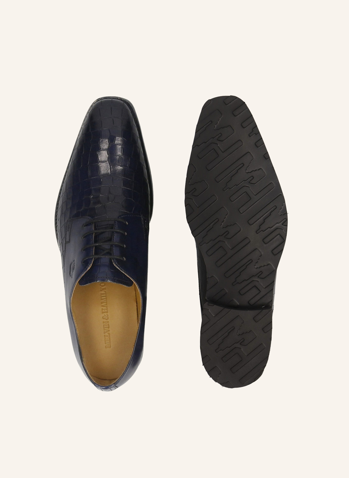 MELVIN & HAMILTON Derby-Schnürer FLYNN 1: BLAU