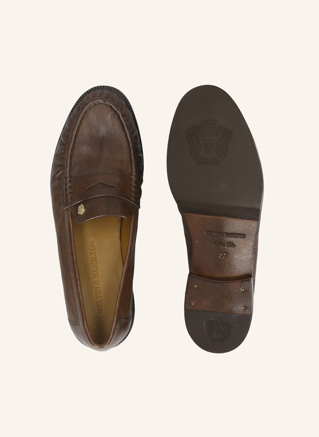 MELVIN & HAMILTON Loafers KAMILLA 1: BRAUN
