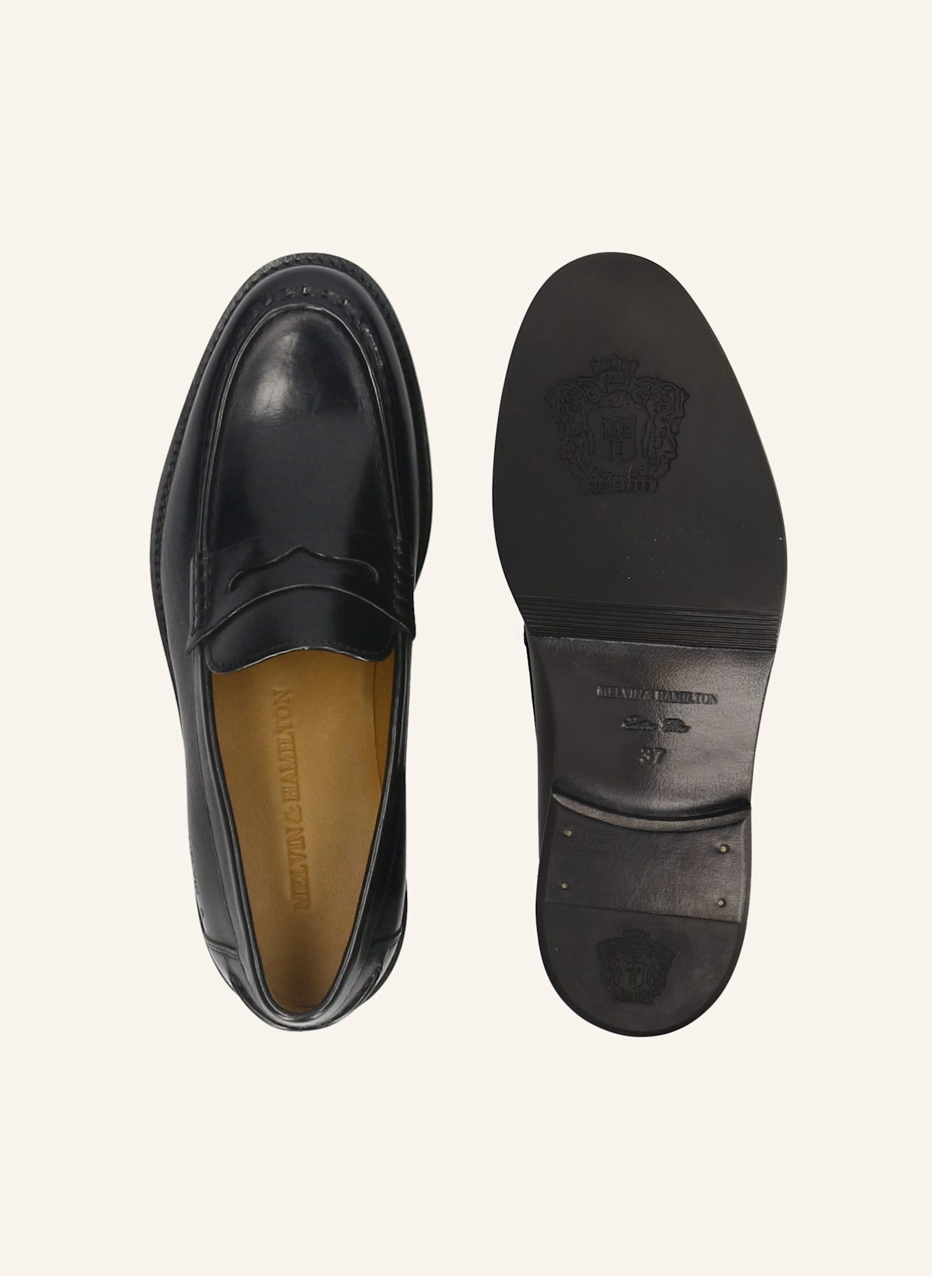 MELVIN & HAMILTON Loafers GIANNA 23: SCHWARZ
