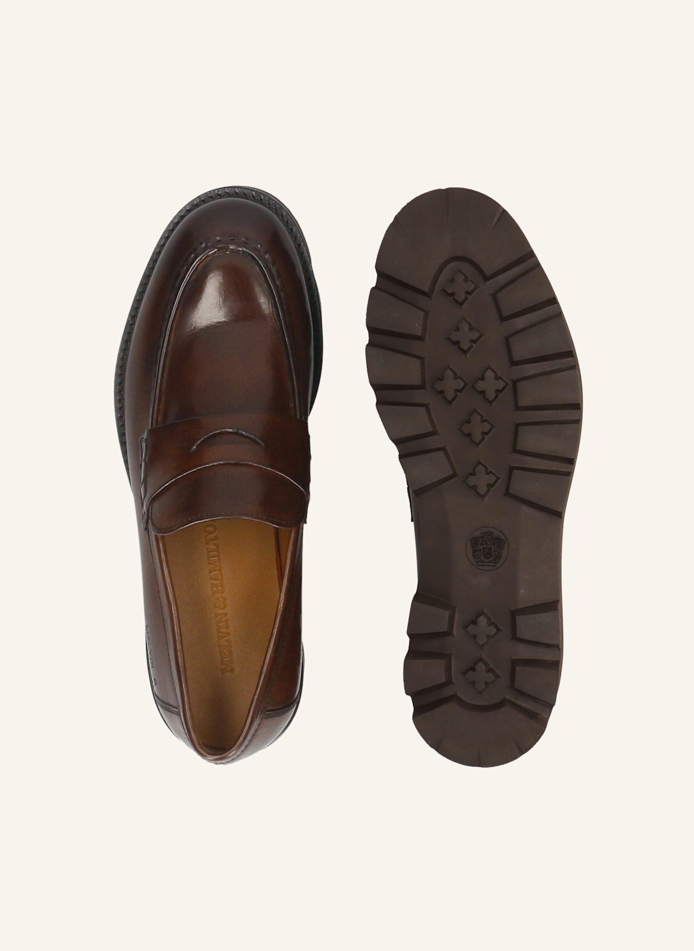 MELVIN & HAMILTON Loafers JADE 6: BRAUN