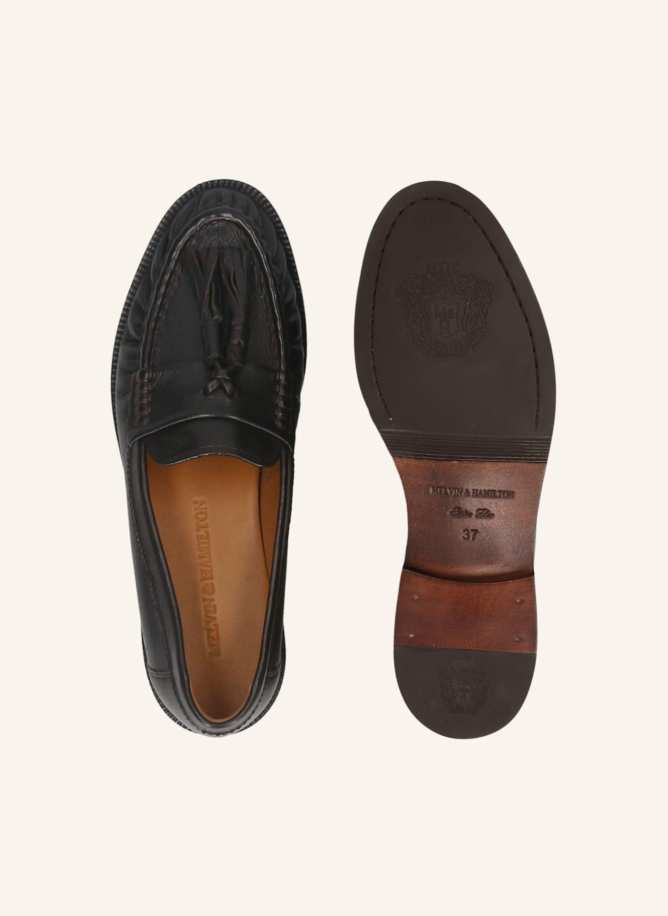 MELVIN & HAMILTON Loafers KAMILLA 3: BRAUN