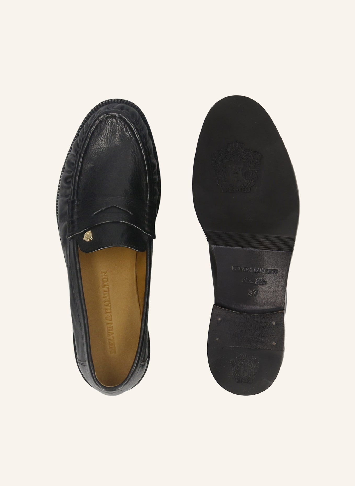 MELVIN & HAMILTON Loafers KAMILLA 1: SCHWARZ