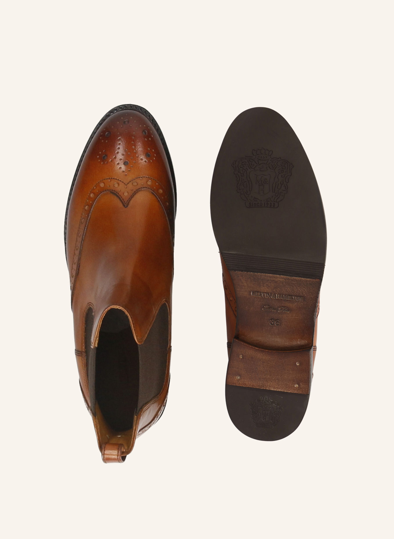 MELVIN & HAMILTON Chelsea-Boots SELINA 29: BRAUN