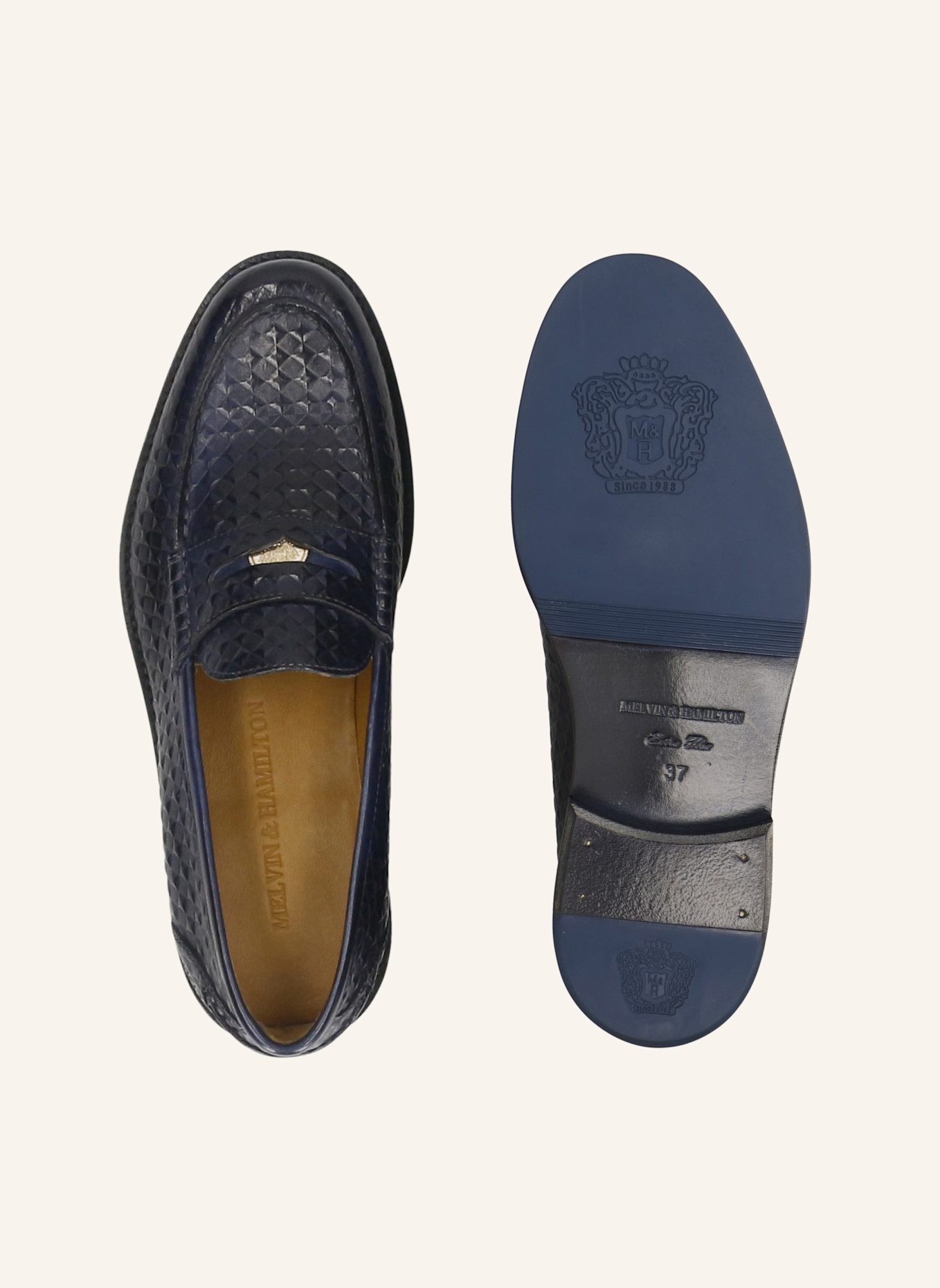 MELVIN & HAMILTON Loafers GIANNA 3: BLAU