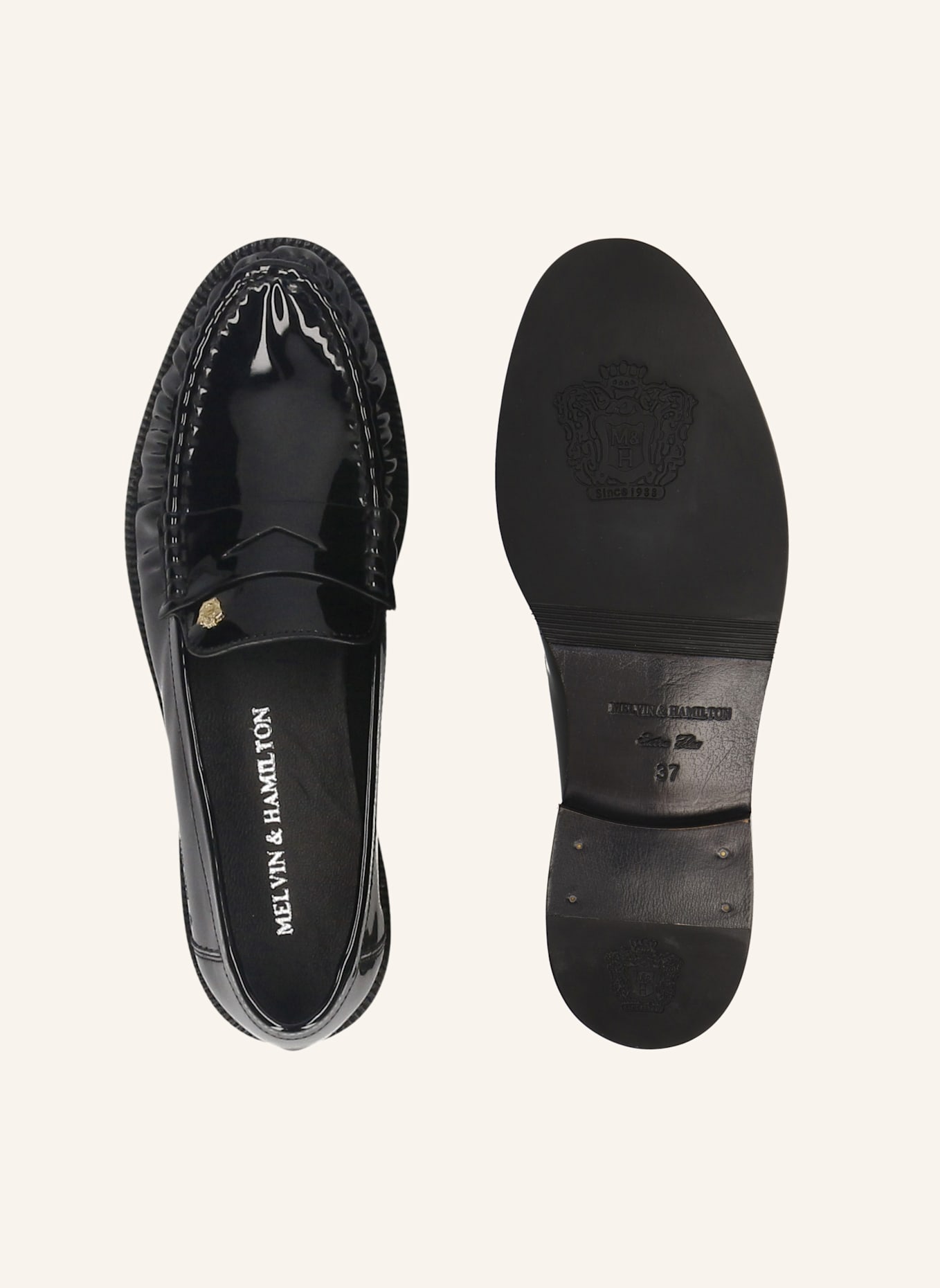 MELVIN & HAMILTON Loafers KAMILLA 1: SCHWARZ