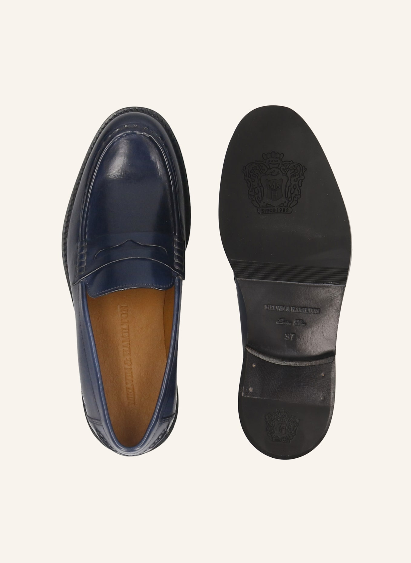 MELVIN & HAMILTON Loafers GIANNA 23: BLAU