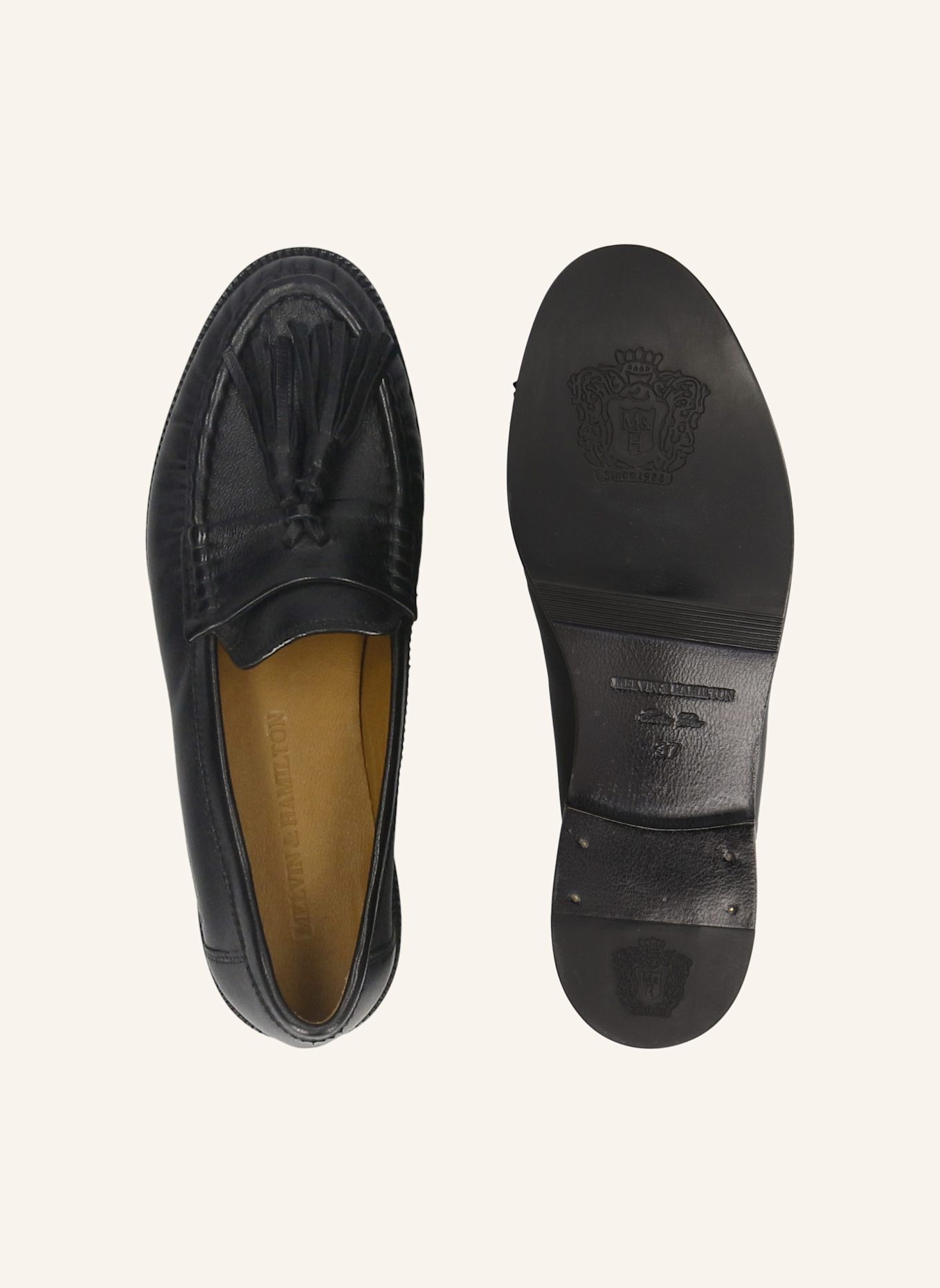 MELVIN & HAMILTON Loafers KAMILLA 3: SCHWARZ