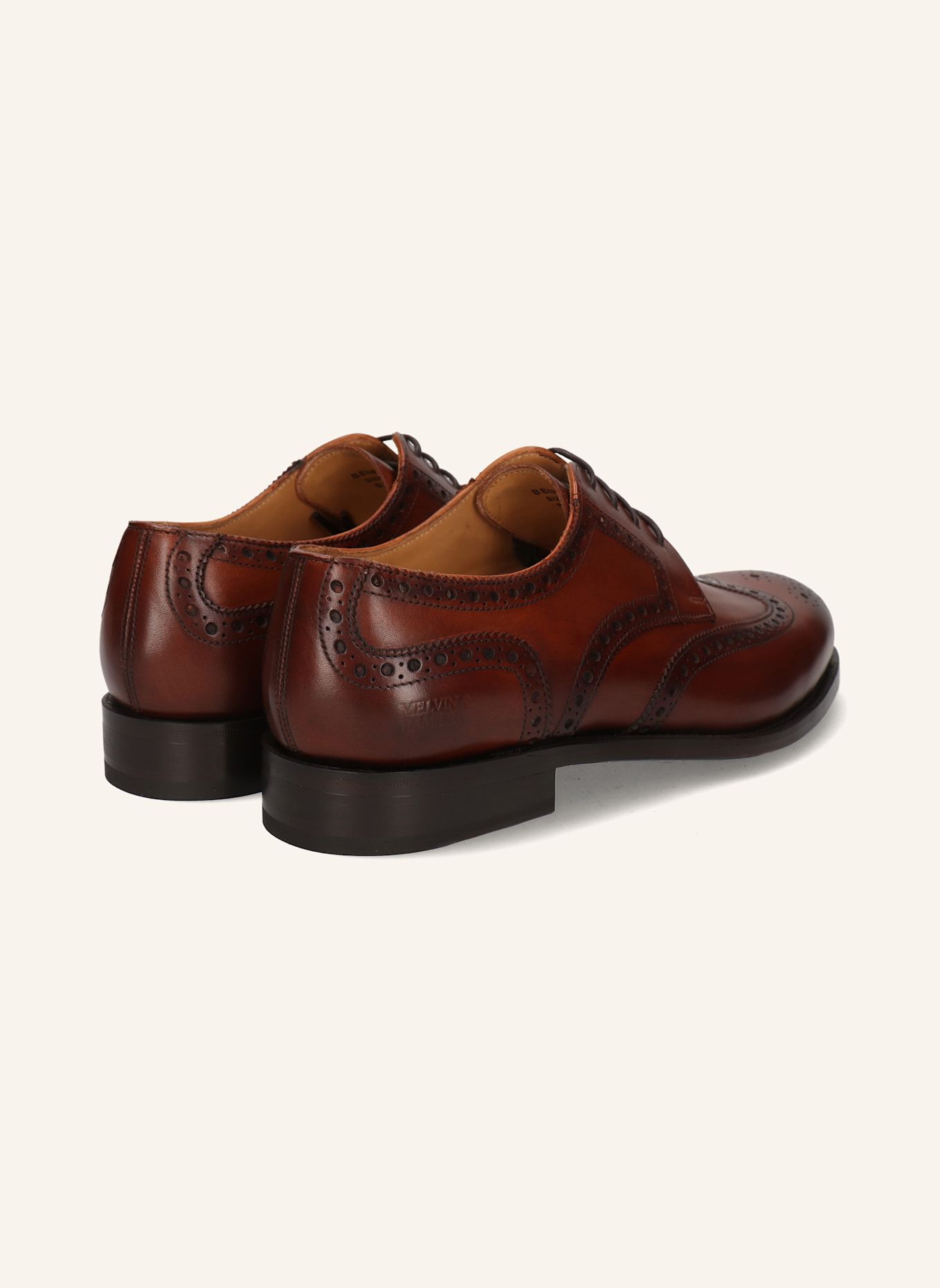 MELVIN & HAMILTON BENET 4 Lace-up Derby Shoes: BROWN