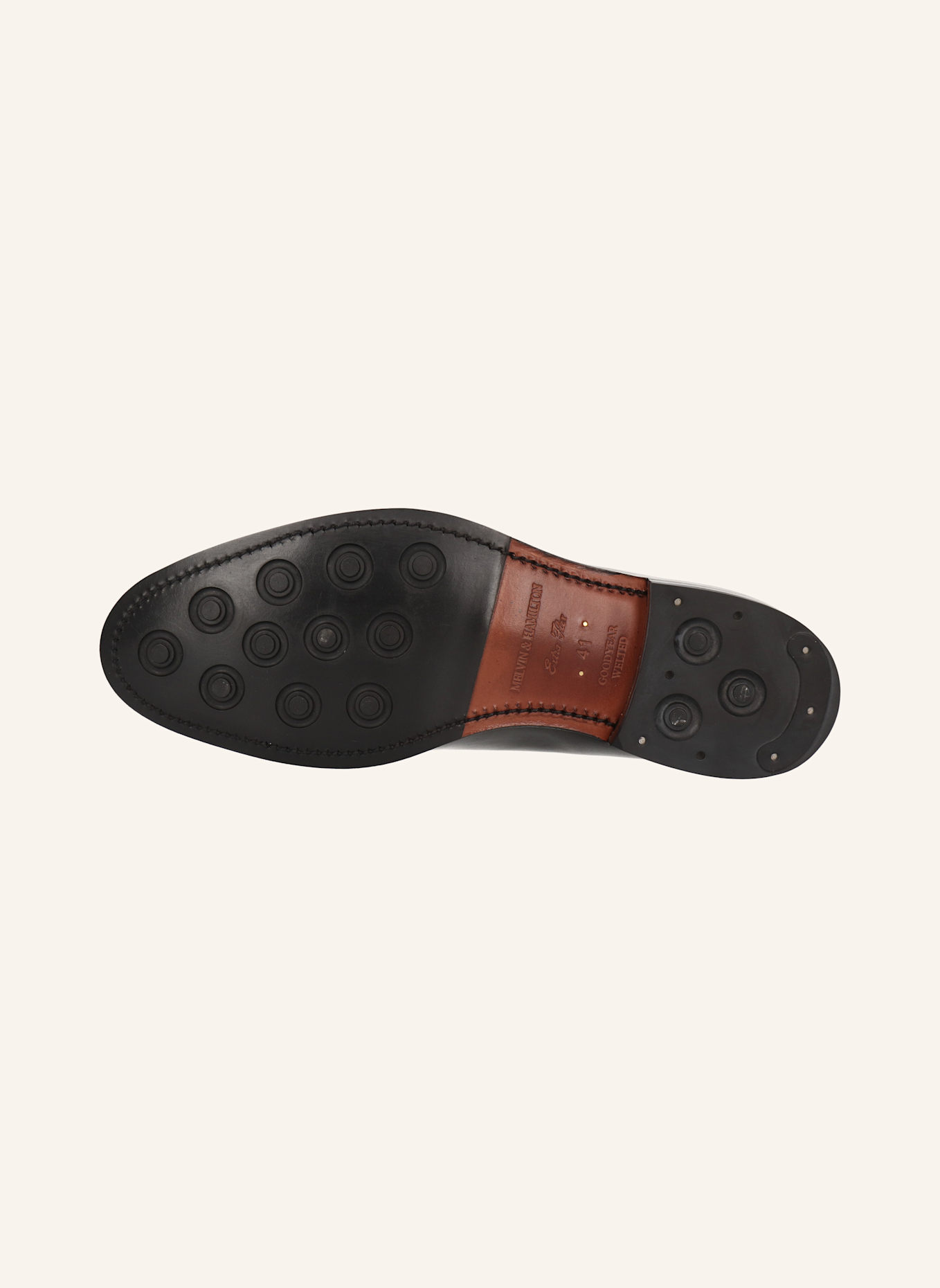 MELVIN & HAMILTON Oxford-Schuh BENET 2: SCHWARZ