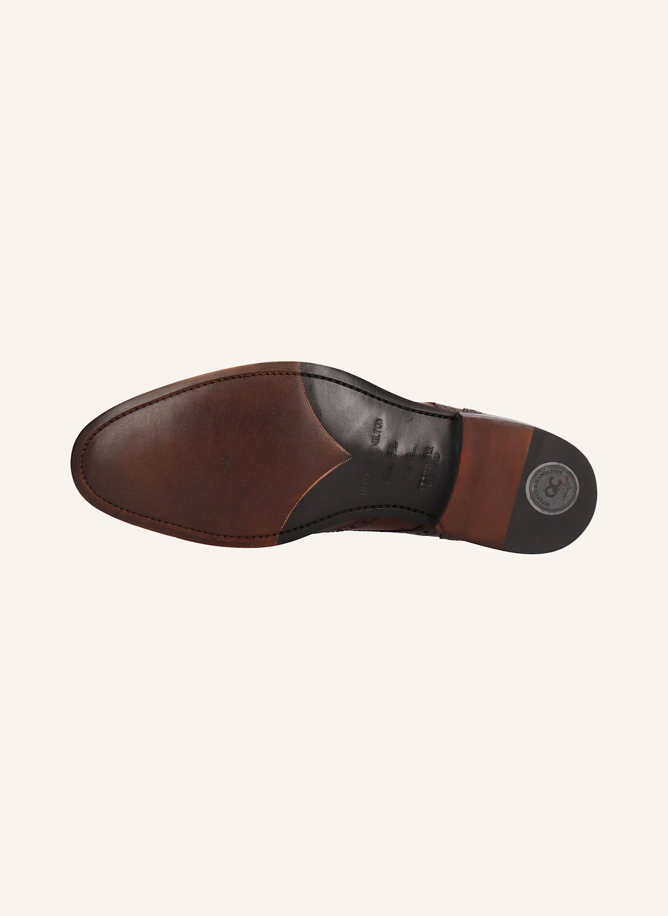 MELVIN & HAMILTON BENET 4 Lace-up Derby Shoes: BROWN