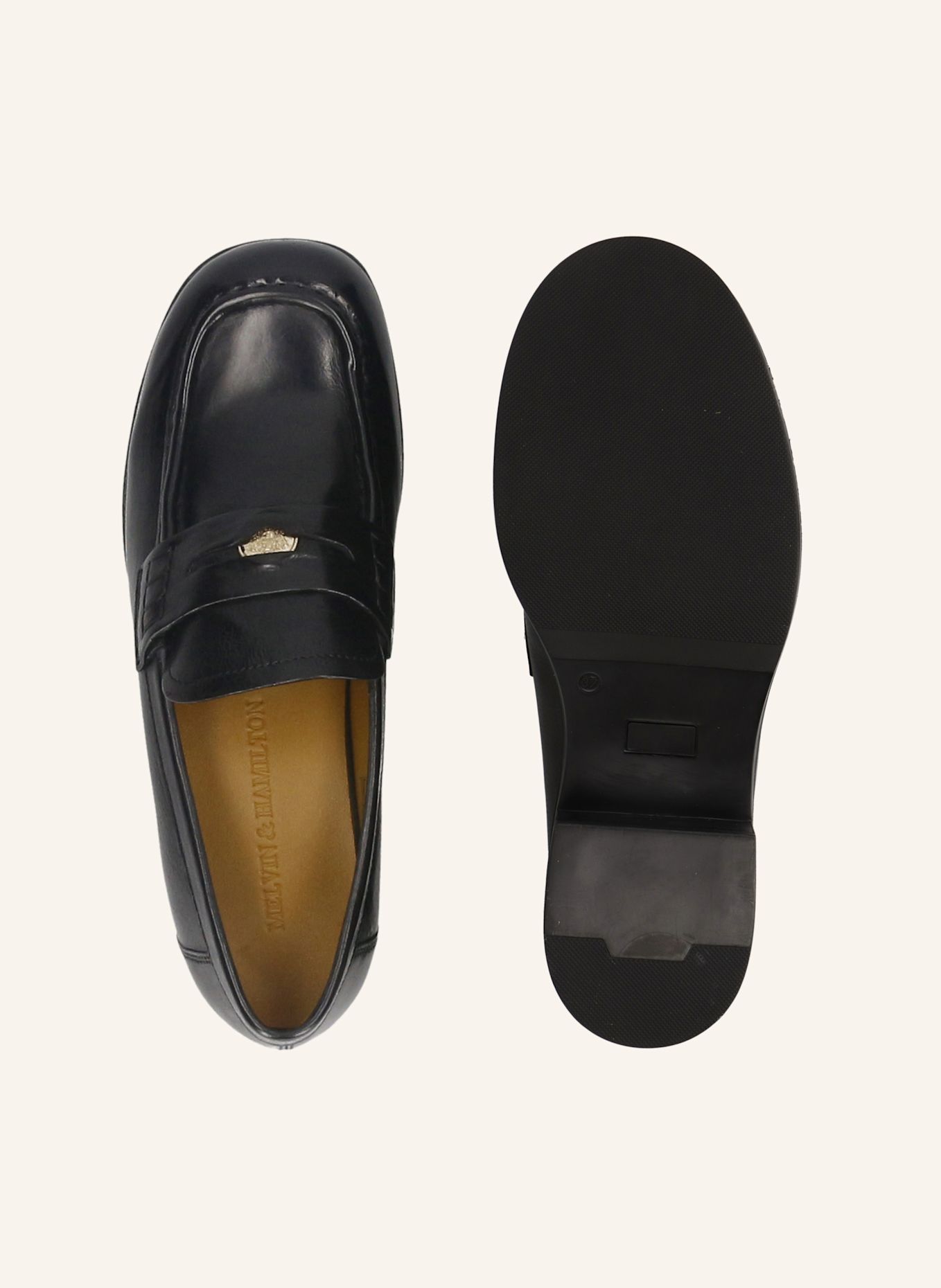 MELVIN & HAMILTON SOLANA 1 Loafers: BLACK