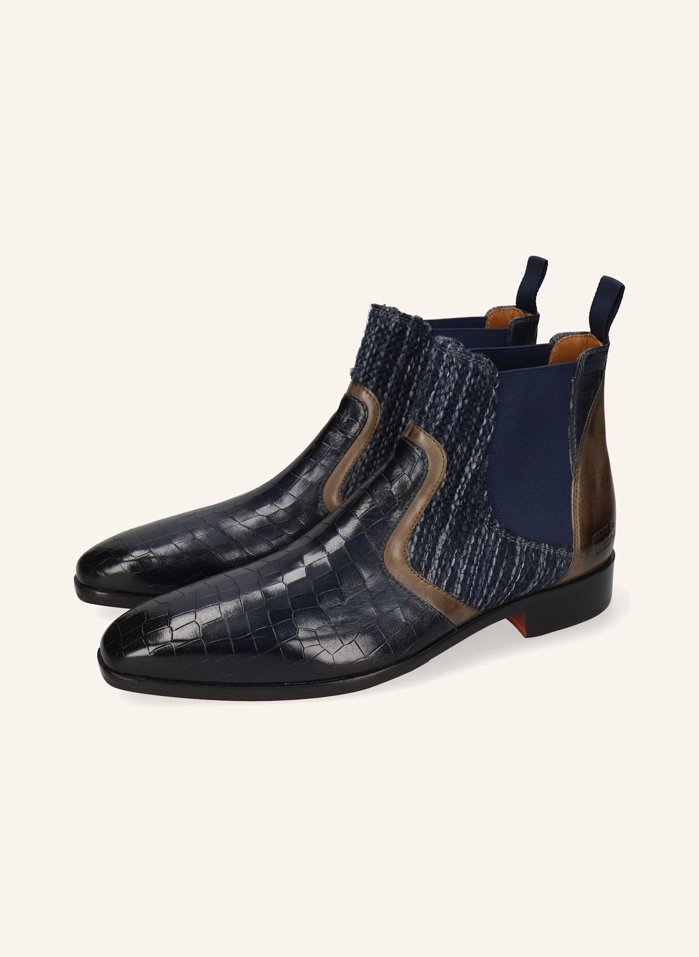 MELVIN & HAMILTON LEWIS 26 Chelsea boots: BLUE