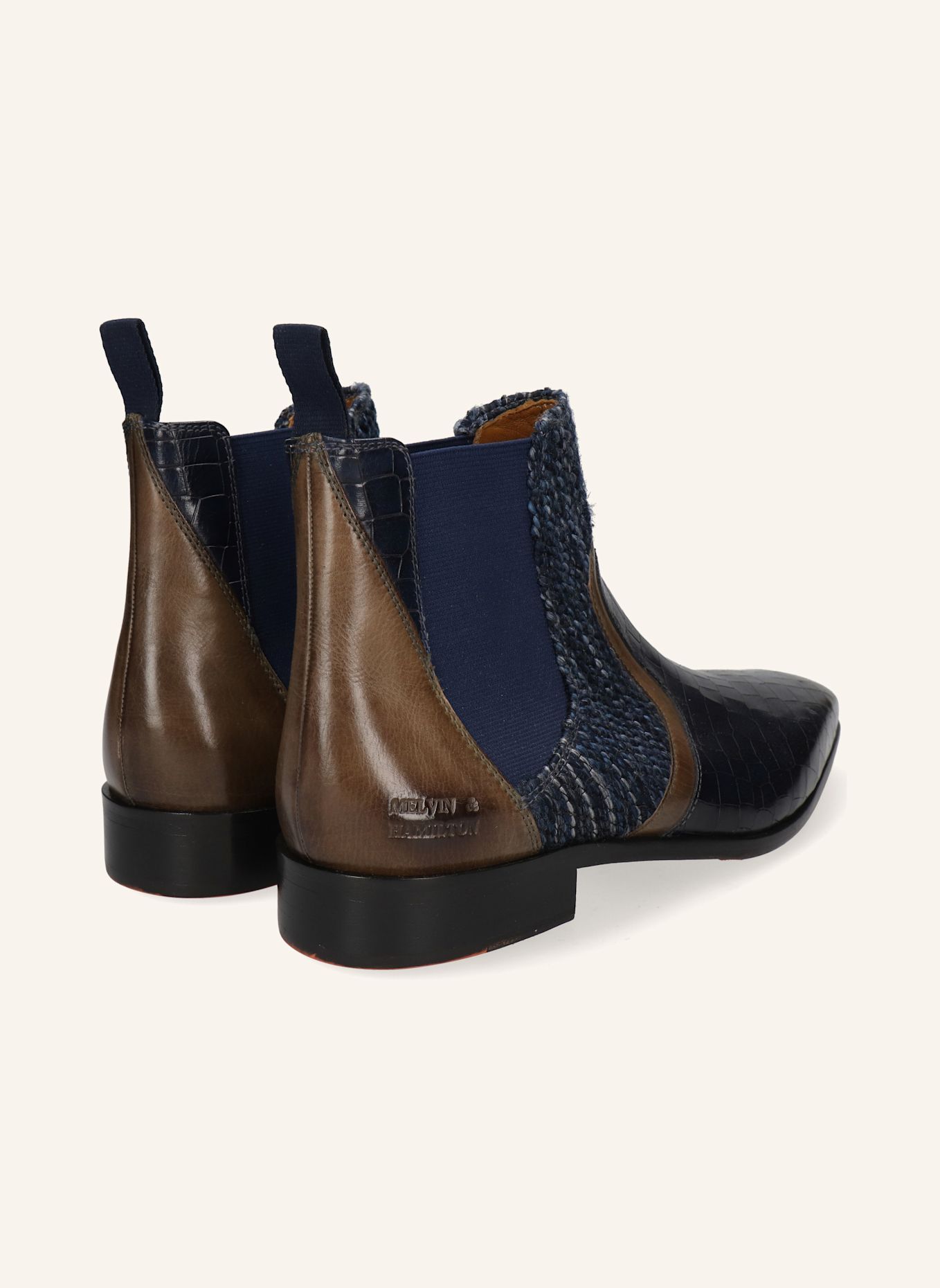 MELVIN & HAMILTON LEWIS 26 Chelsea boots: BLUE