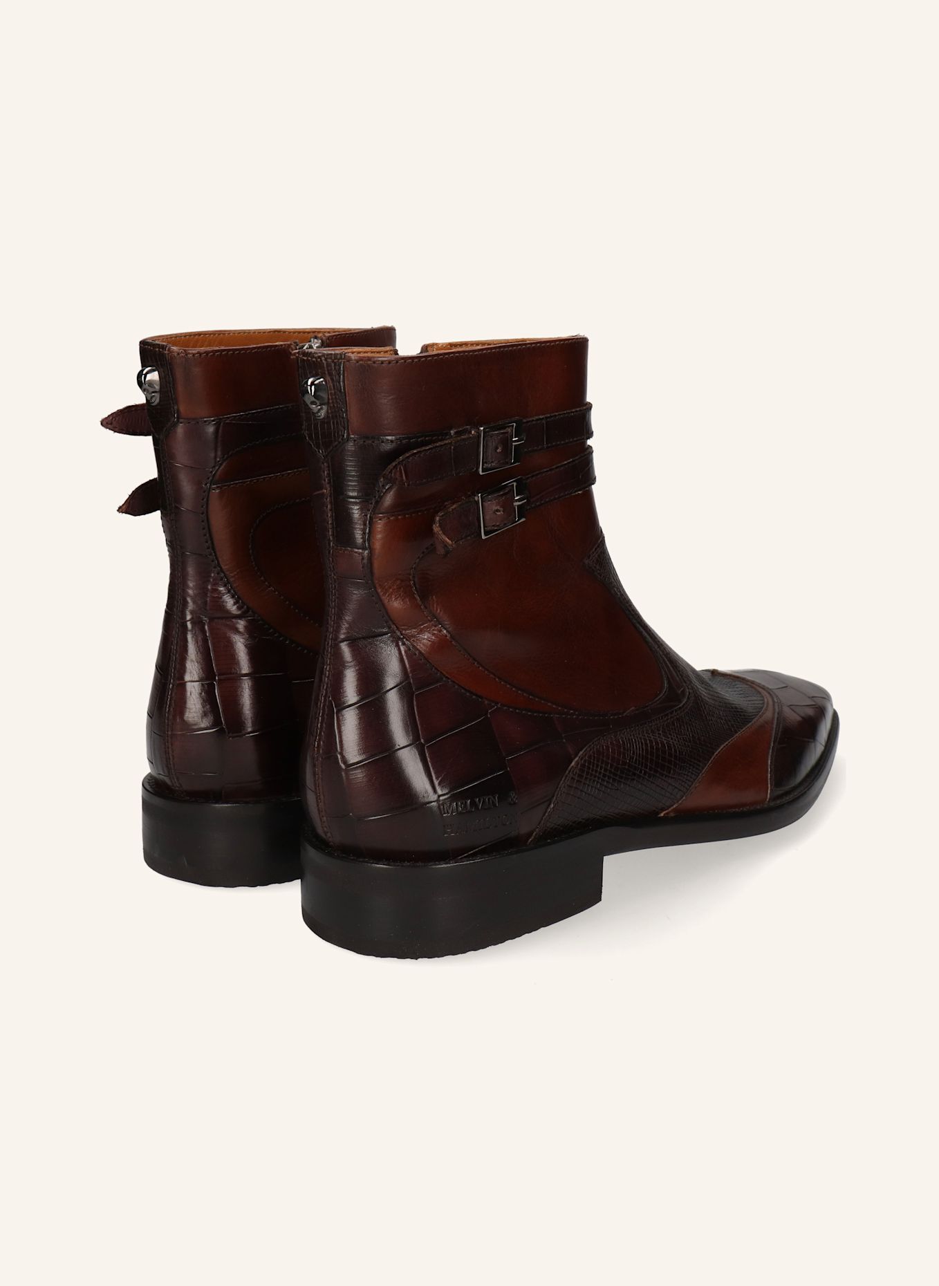 MELVIN & HAMILTON ELVIS 104 Ankle Boots: BROWN