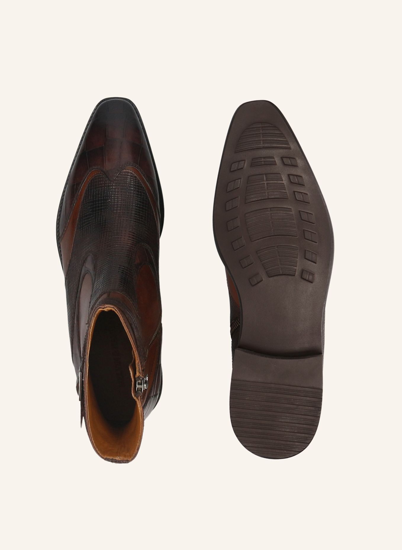 MELVIN & HAMILTON ELVIS 104 Ankle Boots: BROWN
